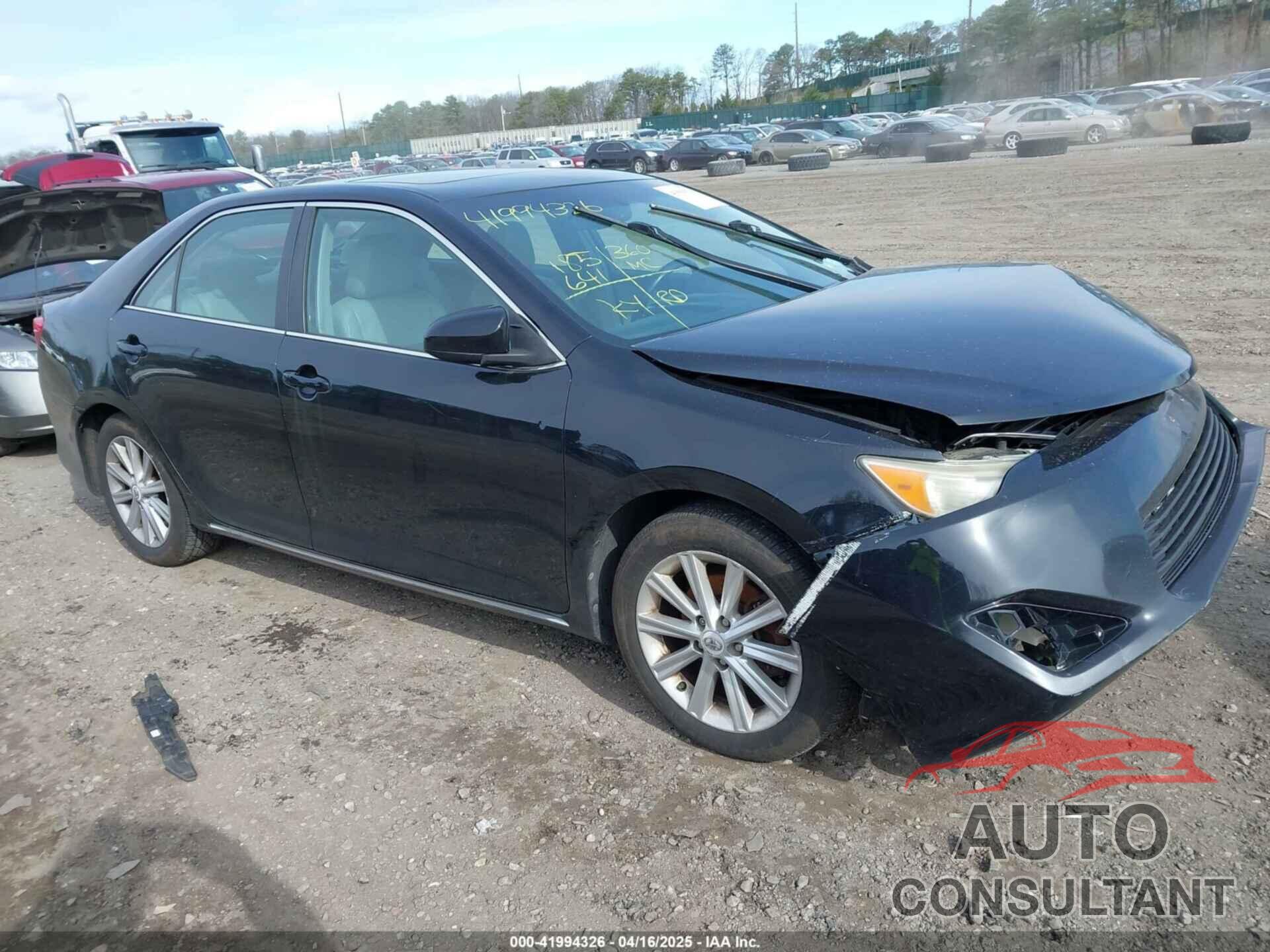 TOYOTA CAMRY 2012 - 4T4BF1FK5CR245140