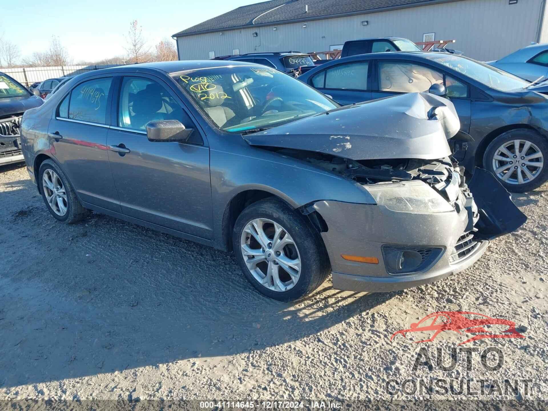 FORD FUSION 2012 - 3FAHP0HA9CR170332