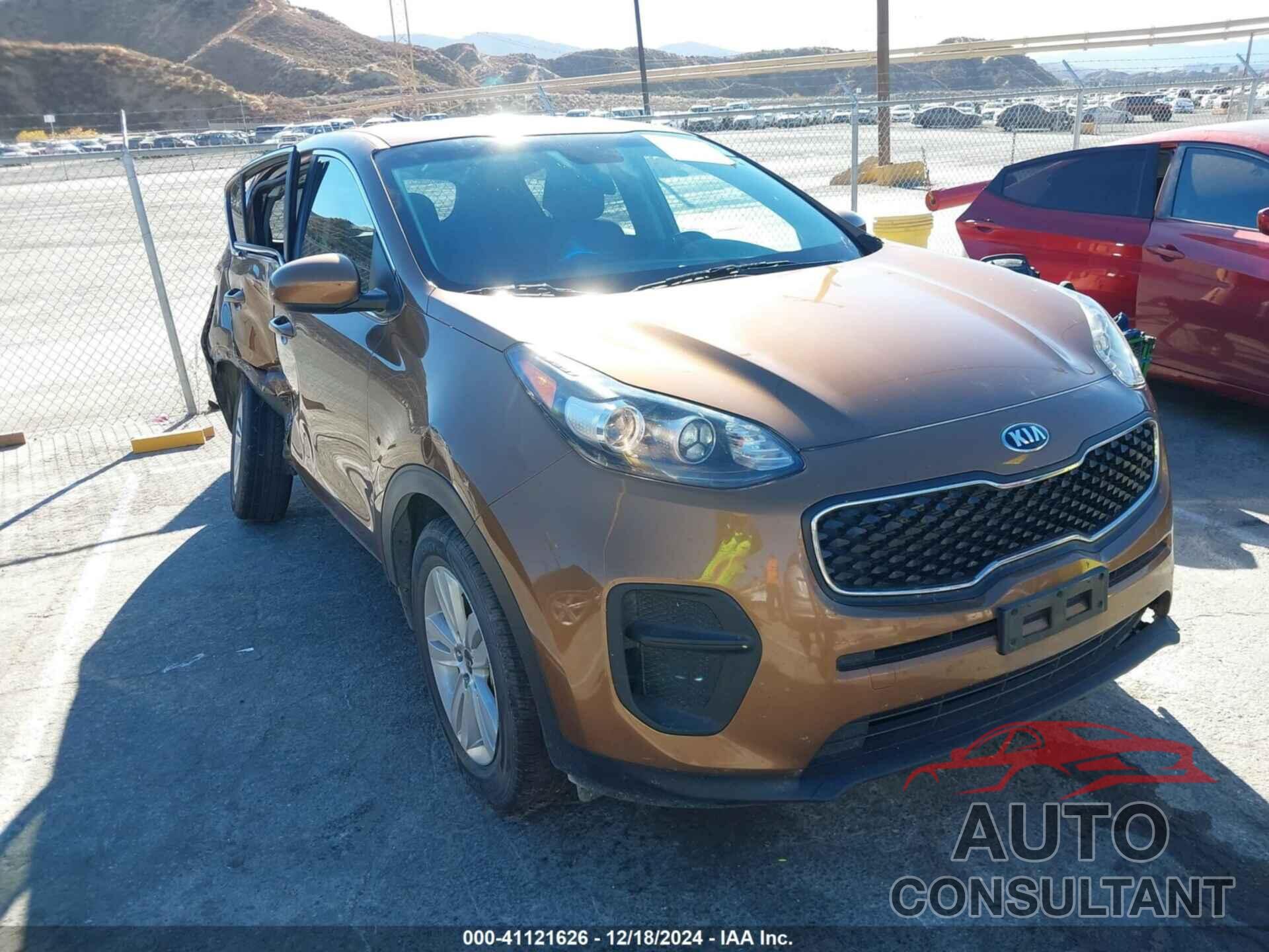 KIA SPORTAGE 2017 - KNDPM3AC2H7281881