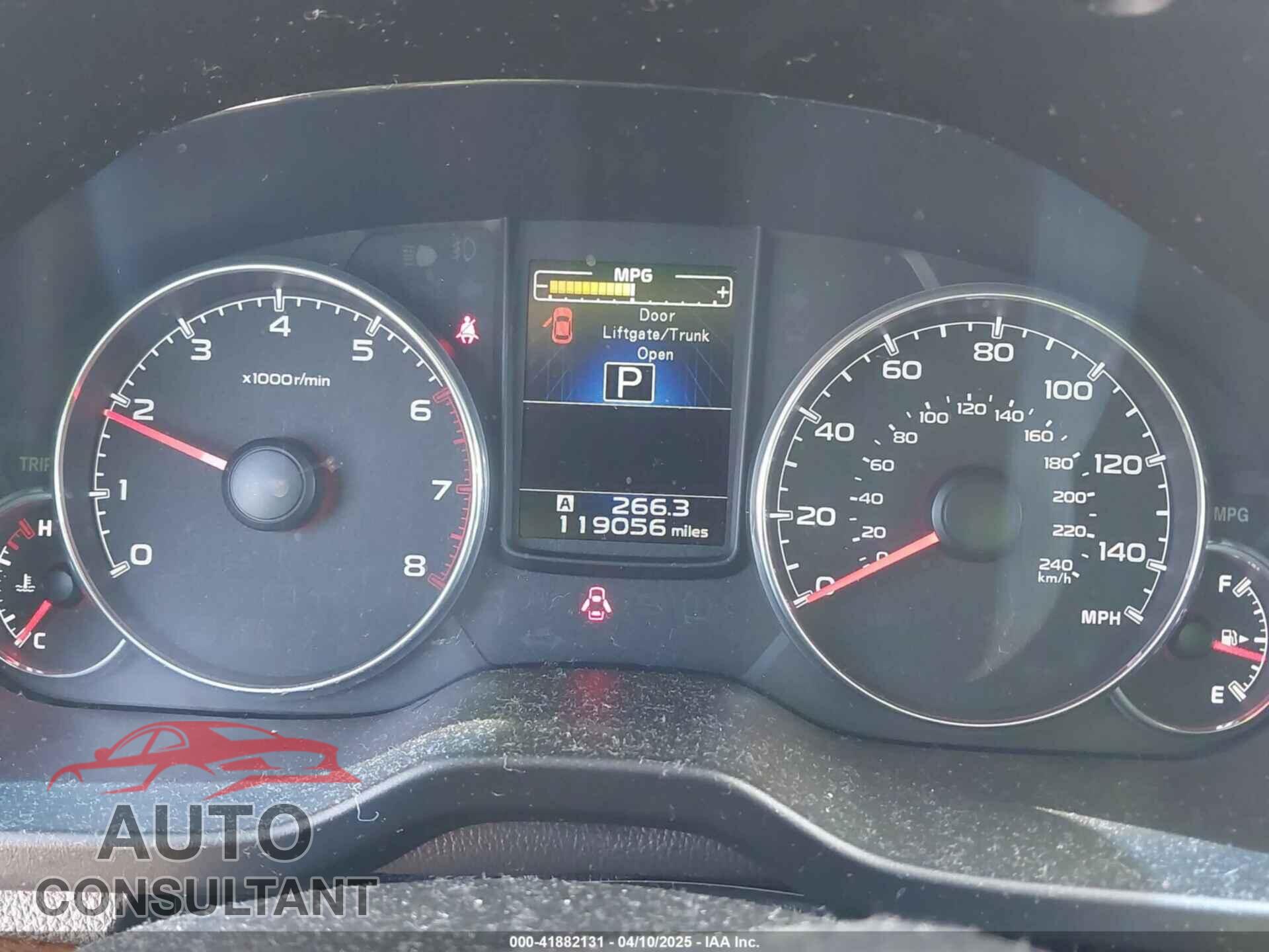 SUBARU OUTBACK 2014 - 4S4BRCLC8E3300070