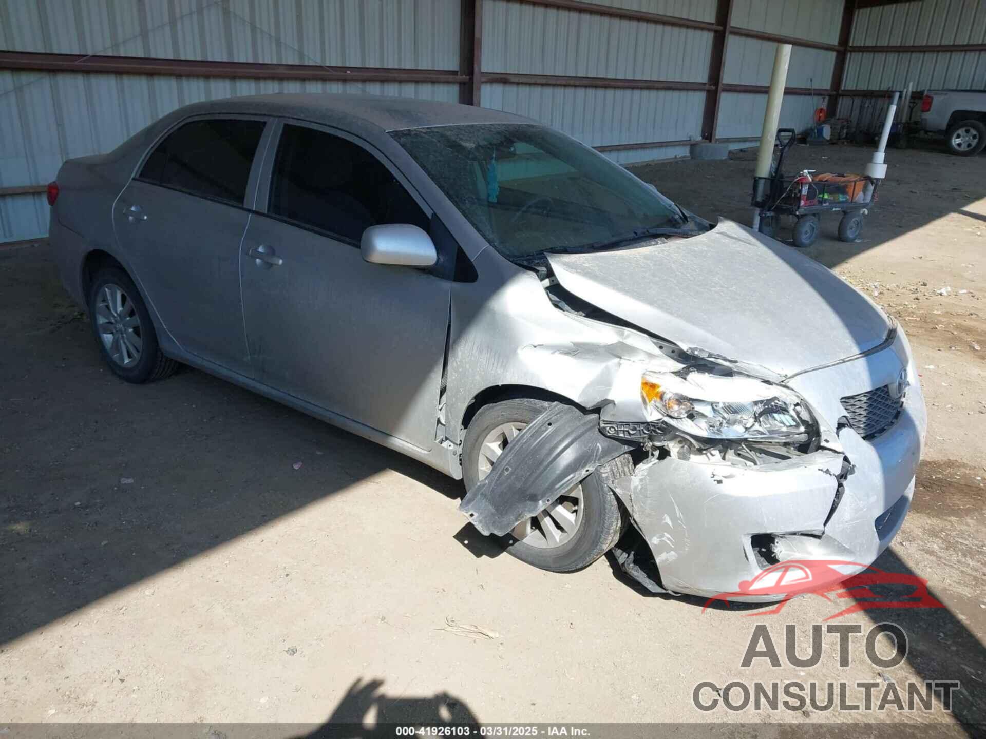 TOYOTA COROLLA 2010 - 2T1BU4EE0AC269888