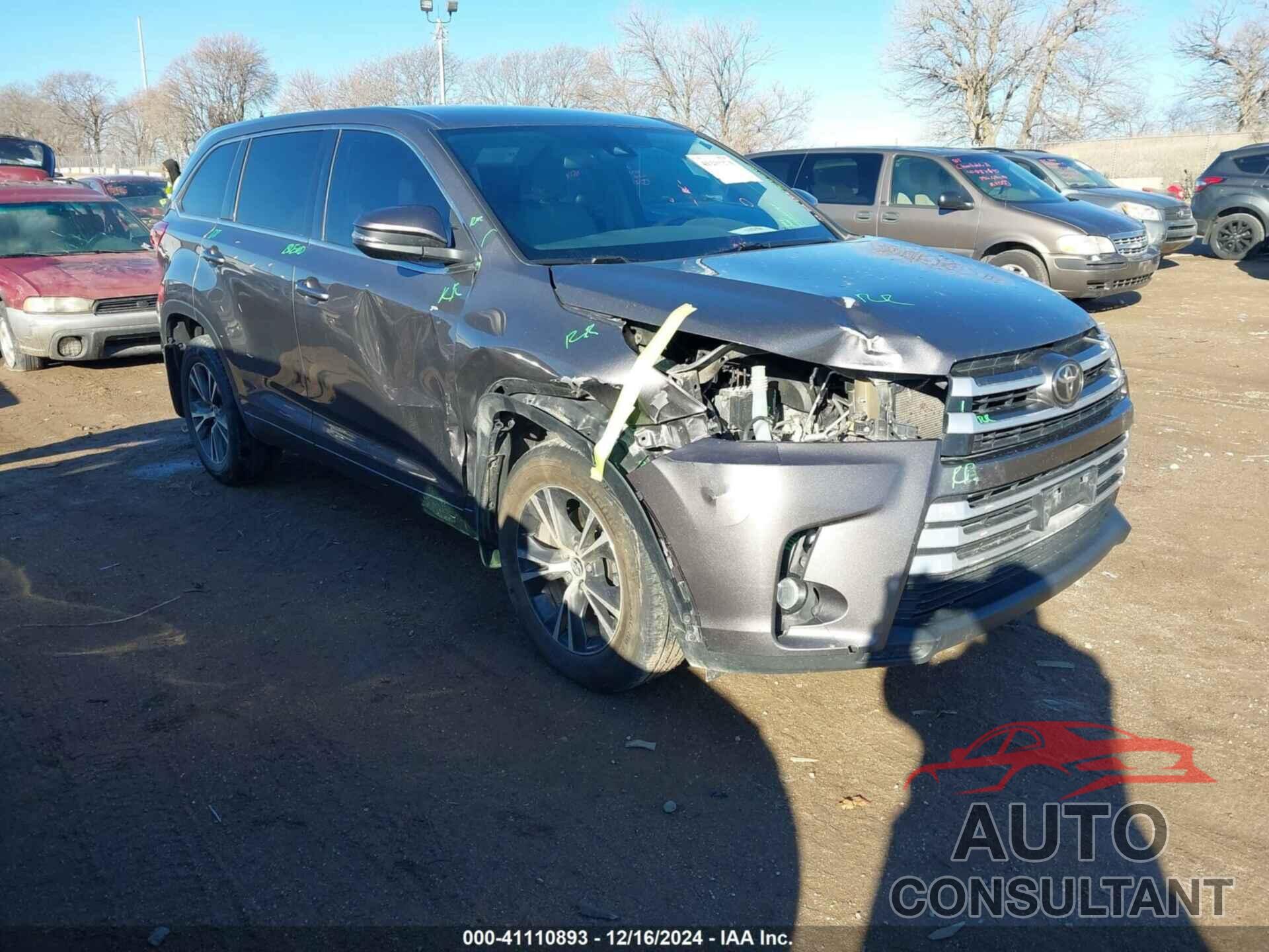 TOYOTA HIGHLANDER 2017 - 5TDBZRFH2HS426569