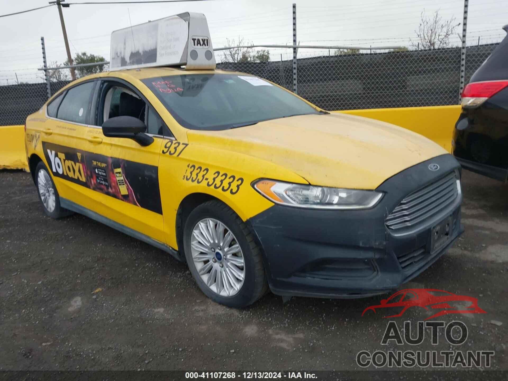 FORD FUSION HYBRID 2014 - 3FA6P0UU8ER212936