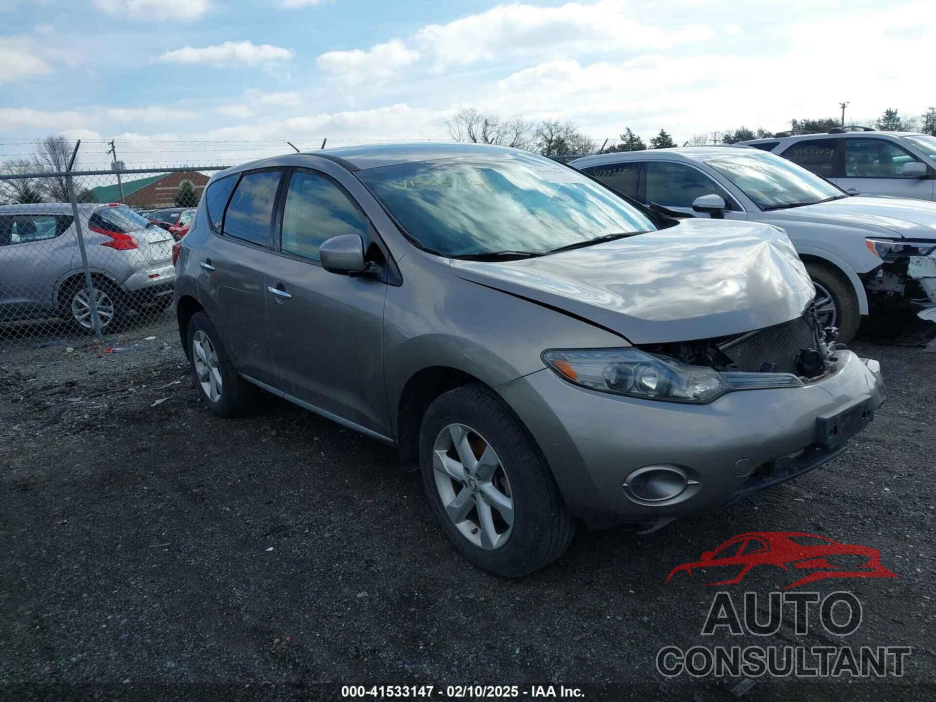 NISSAN MURANO 2010 - JN8AZ1MU5AW000284