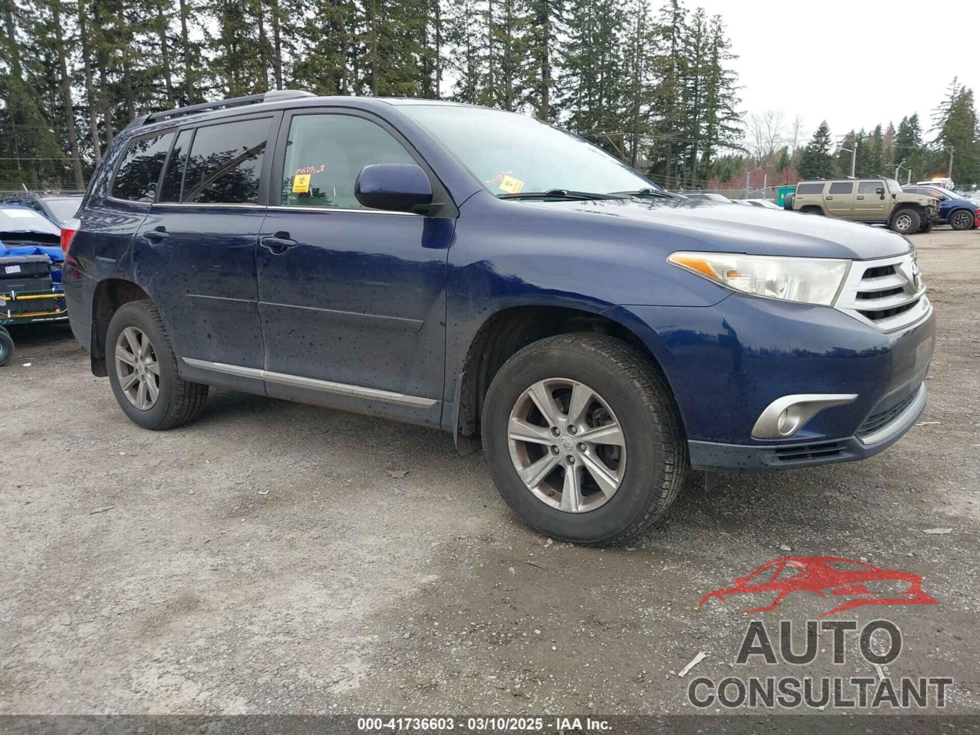 TOYOTA HIGHLANDER 2011 - 5TDBK3EH2BS065418