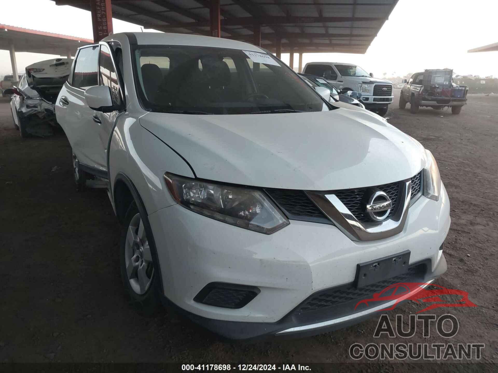 NISSAN ROGUE 2016 - KNMAT2MTXGP592813