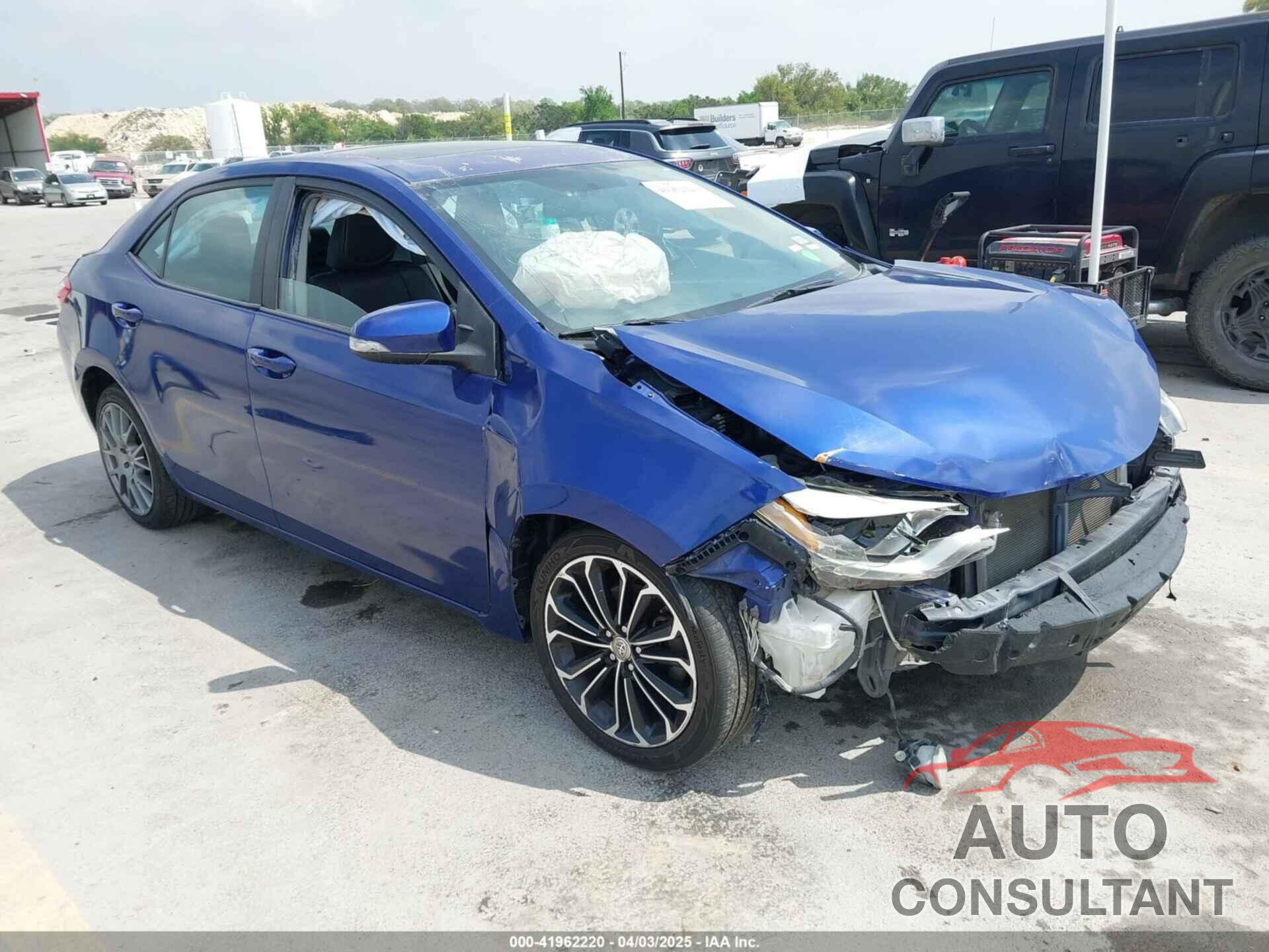 TOYOTA COROLLA 2015 - 5YFBURHE6FP268227