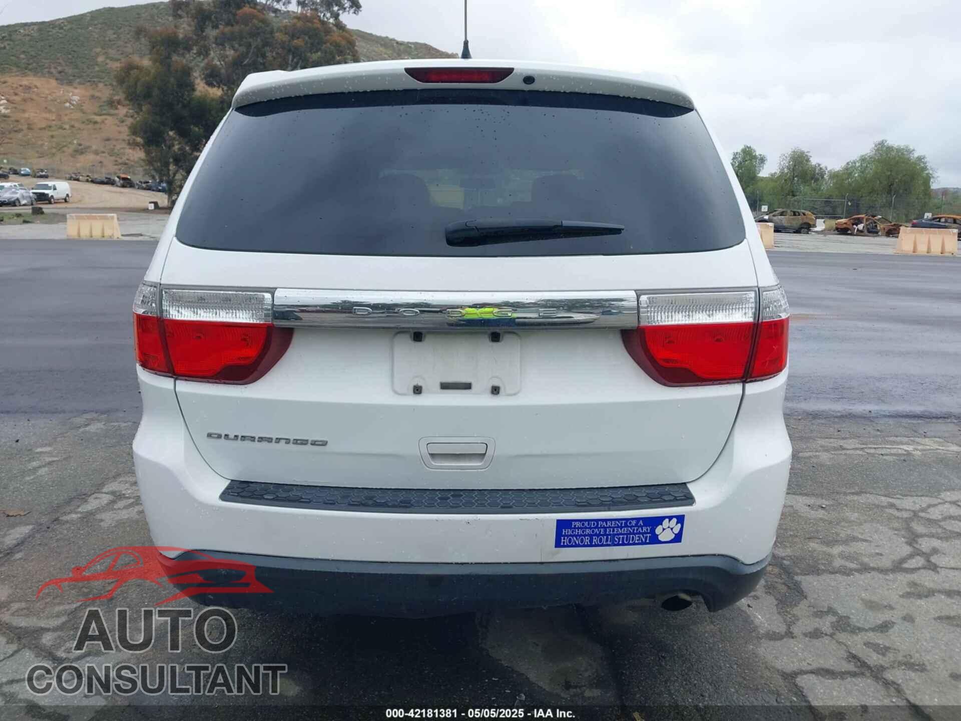 DODGE DURANGO 2013 - 1C4RDHAG7DC694986