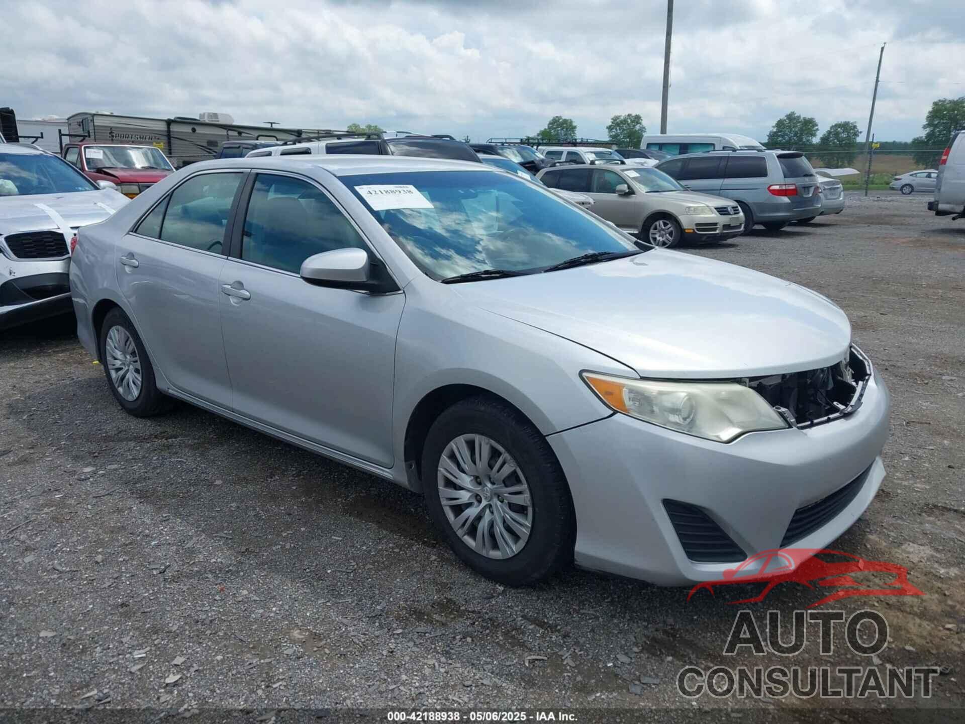 TOYOTA CAMRY 2012 - 4T4BF1FKXCR266551