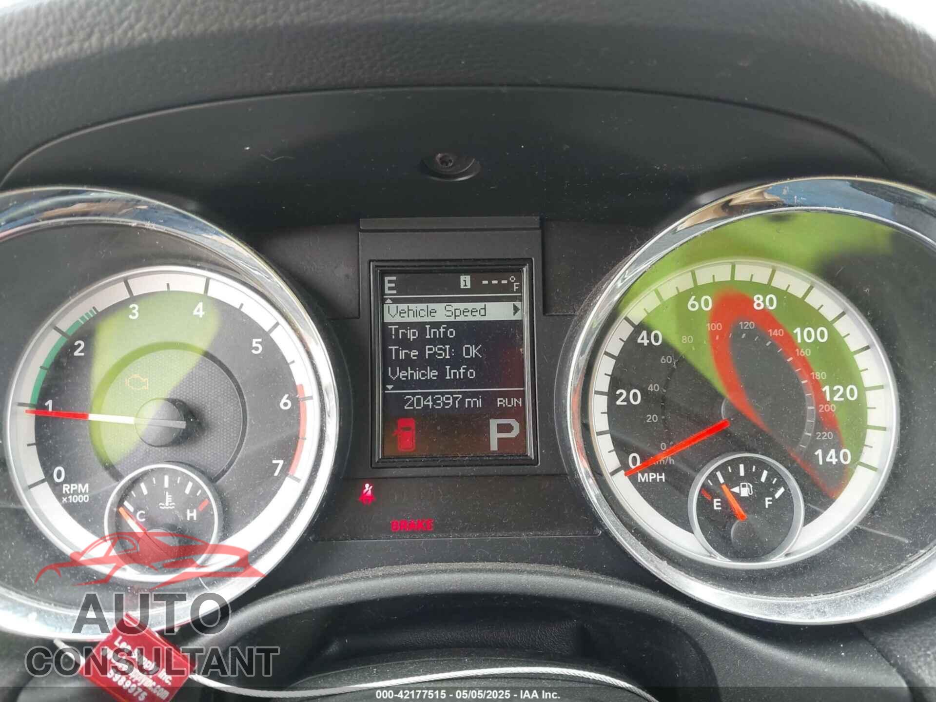DODGE DURANGO 2013 - 1C4SDJET5DC563149