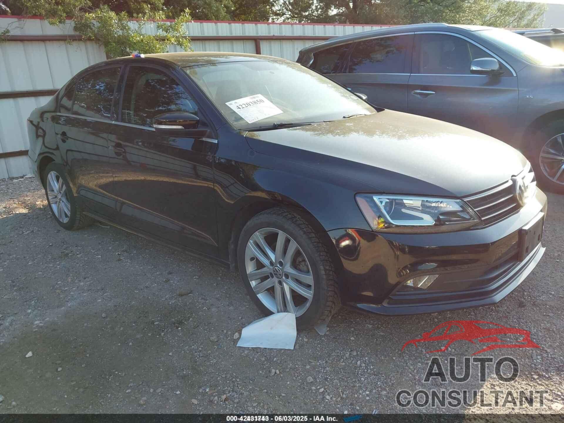 VOLKSWAGEN JETTA 2015 - 3VWL07AJ5FM269322