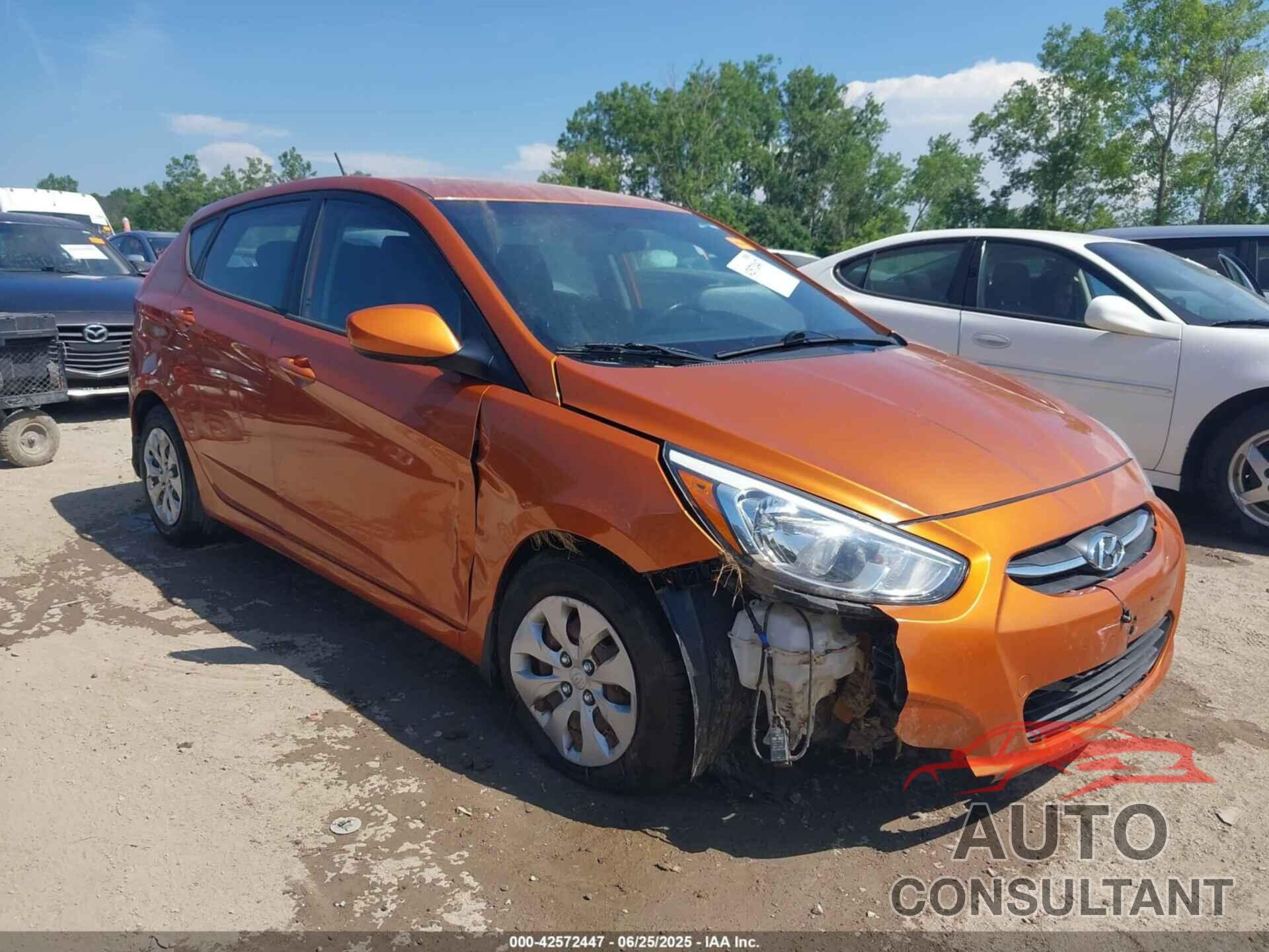 HYUNDAI ACCENT 2015 - KMHCT5AE8FU199520