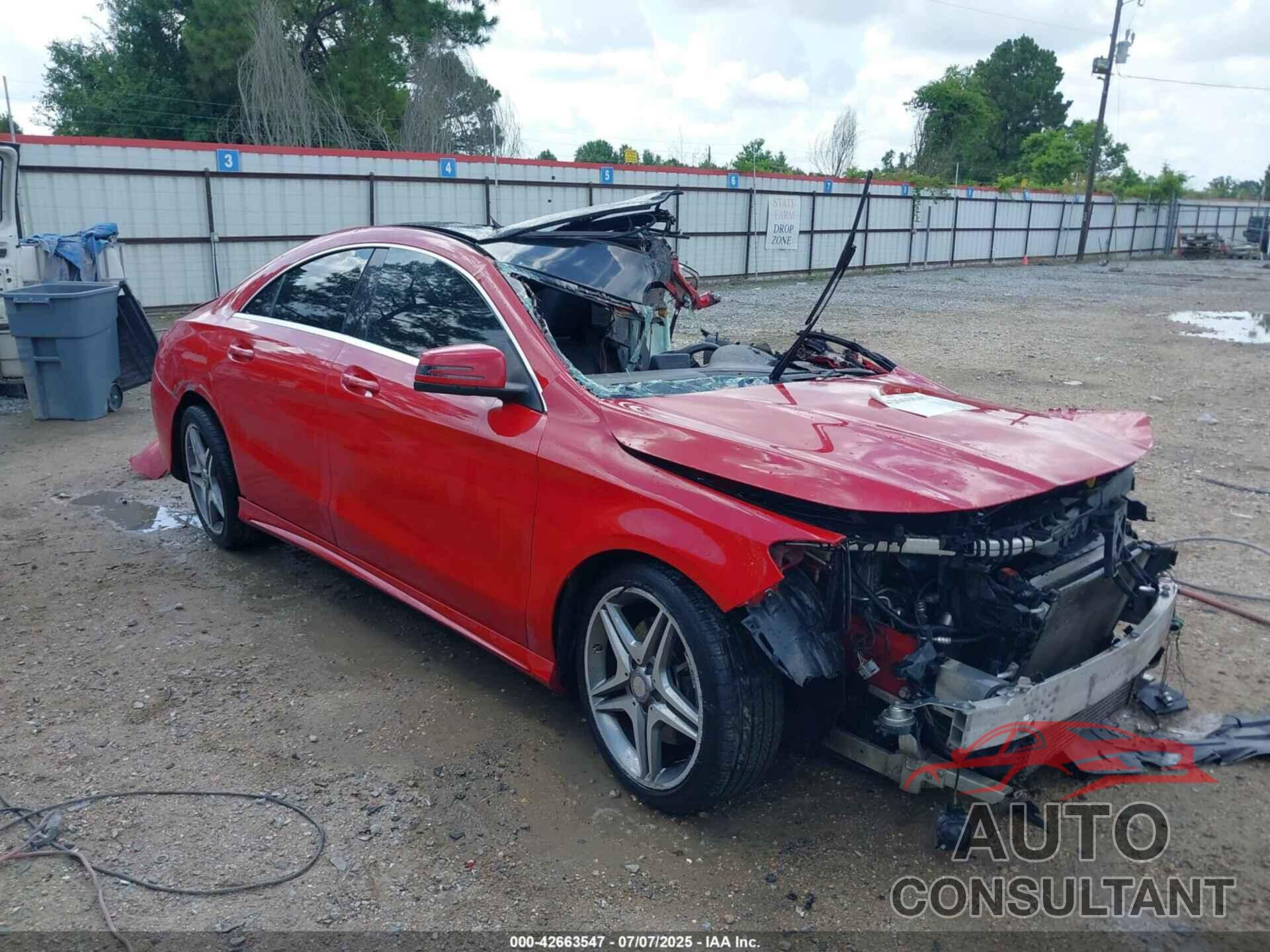 MERCEDES-BENZ CLA 250 2014 - WDDSJ4EB0EN125037