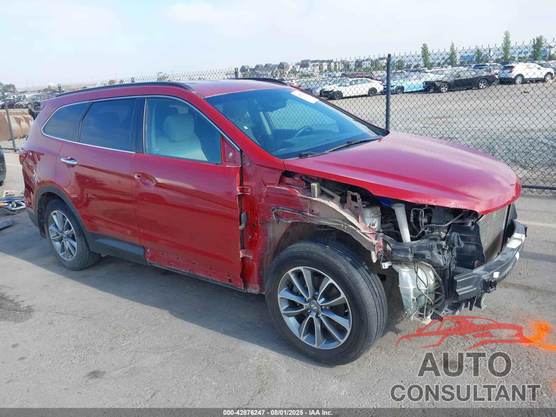 HYUNDAI SANTA FE 2017 - KM8SM4HF5HU206041