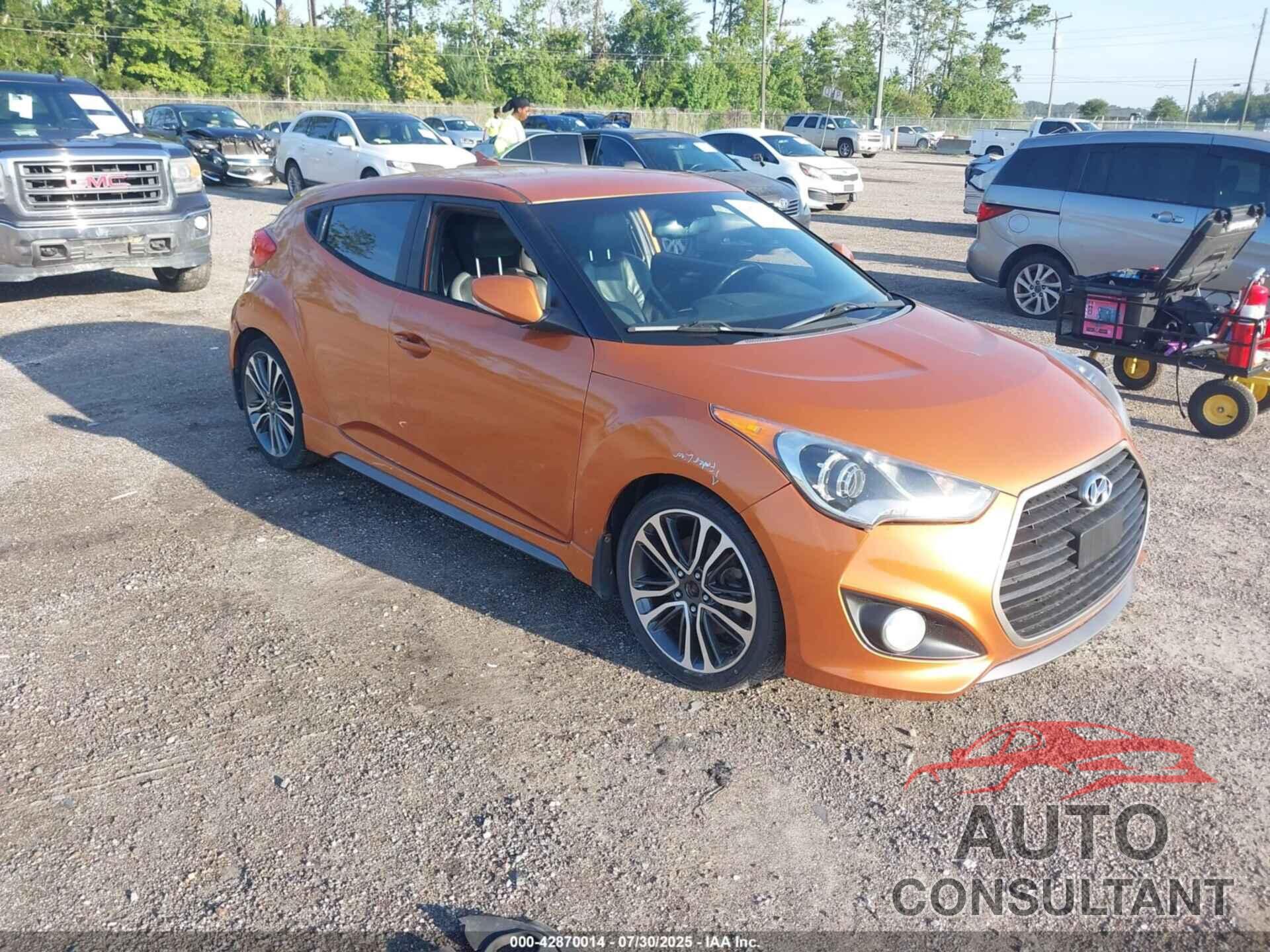 HYUNDAI VELOSTER 2016 - KMHTC6AE4GU255699