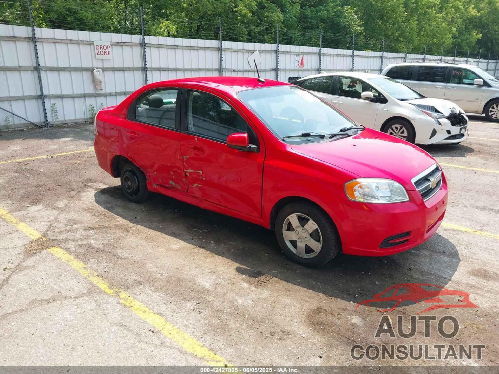 CHEVROLET AVEO 2010 - KL1TD5DE4AB051843