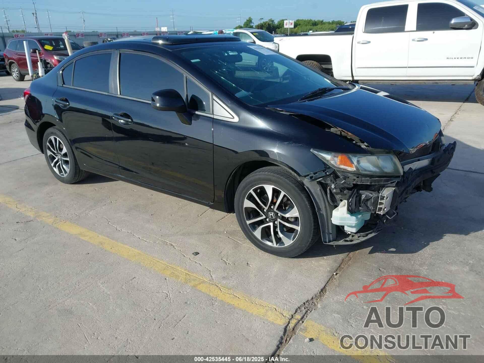 HONDA CIVIC 2013 - 19XFB2F83DE085121