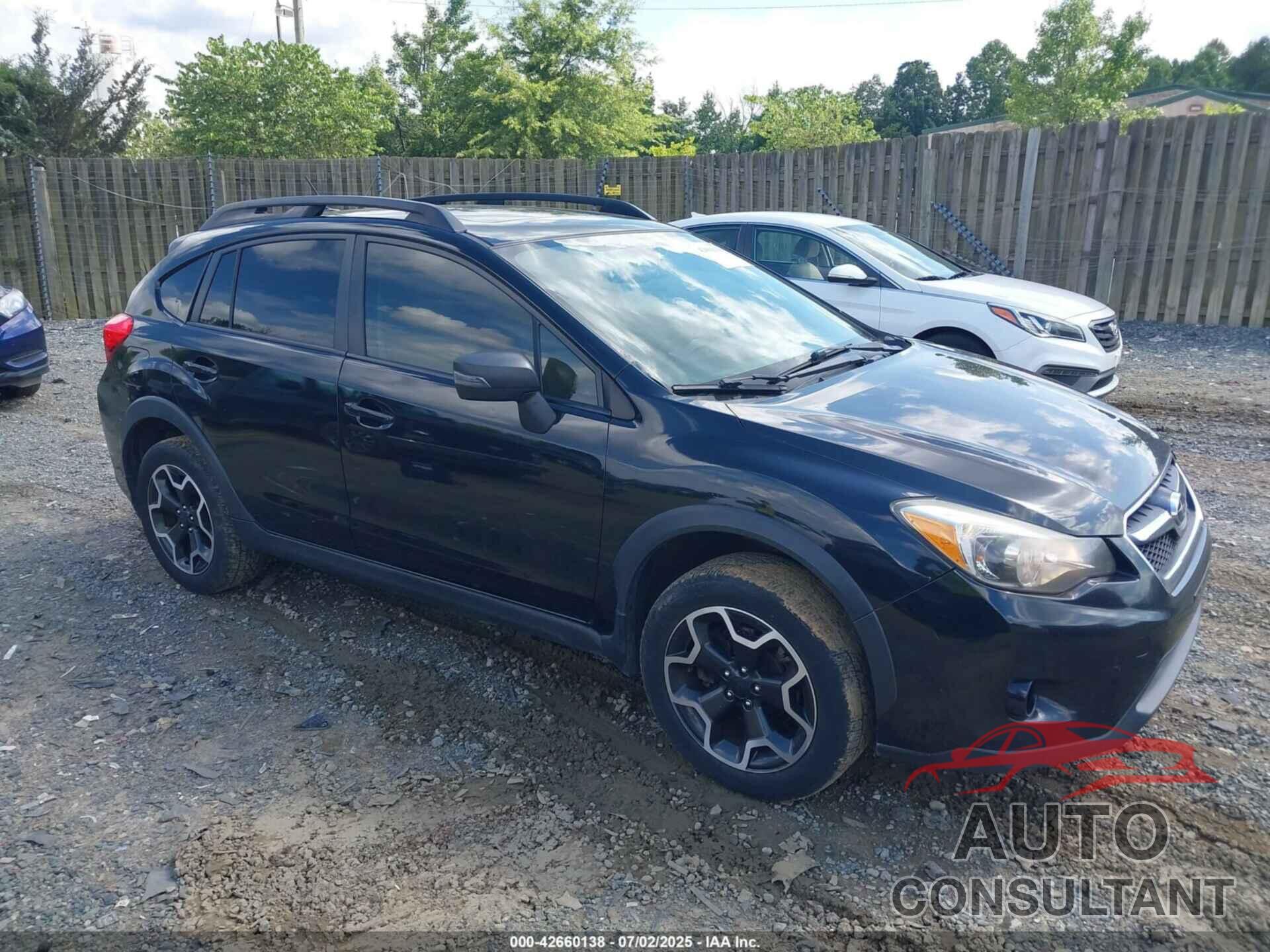 SUBARU XV CROSSTREK 2015 - JF2GPASC8FH251576