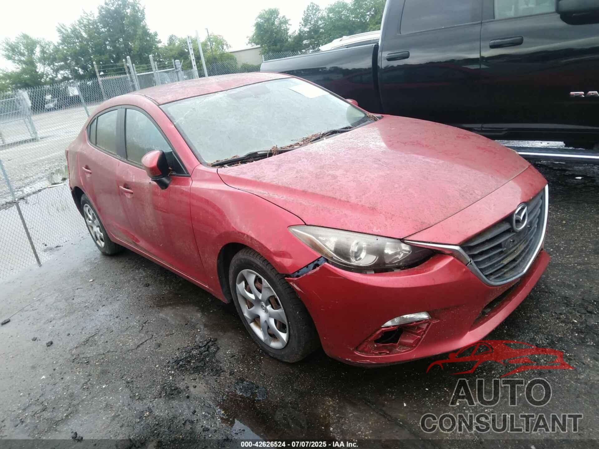 MAZDA MAZDA3 2014 - JM1BM1U76E1135415