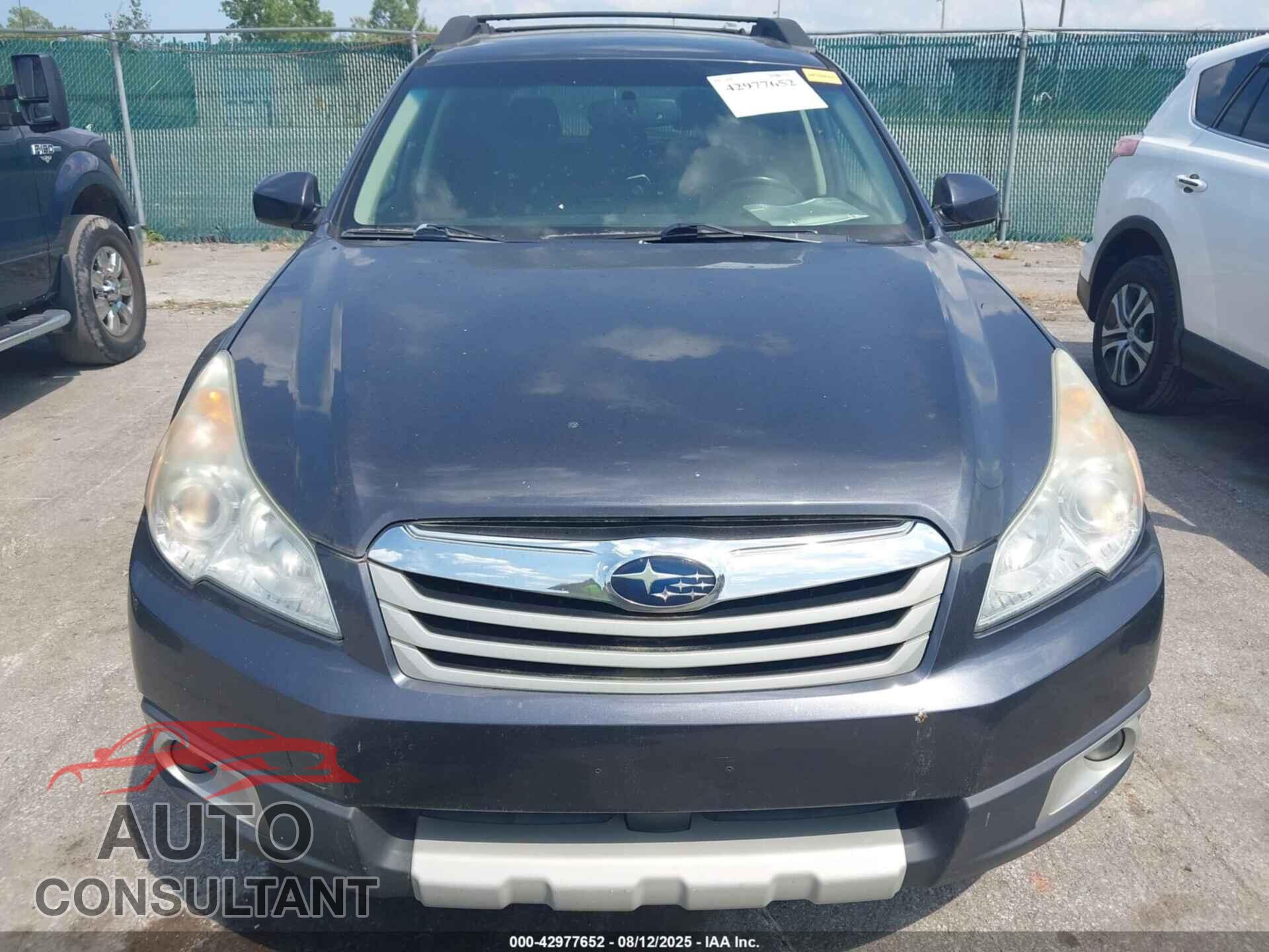 SUBARU OUTBACK 2012 - 4S4BRCKCXC3251663