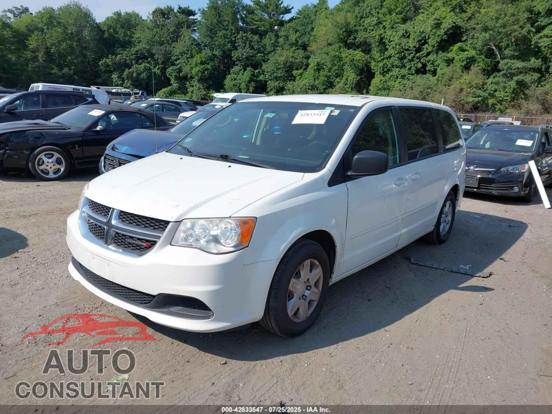 DODGE GRAND CARAVAN 2012 - 2C4RDGBG2CR420156