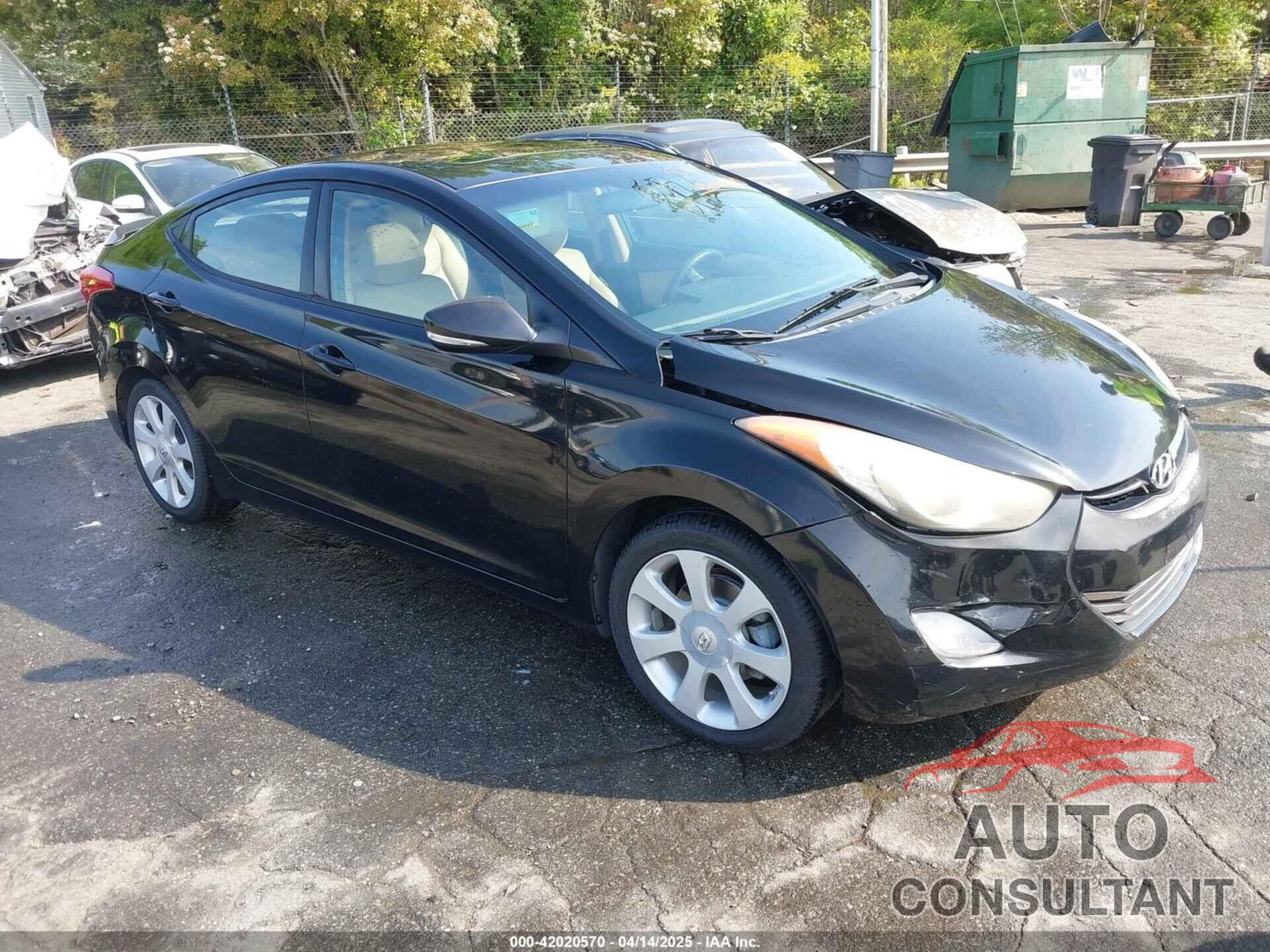 HYUNDAI ELANTRA 2013 - KMHDH4AE5DU970903