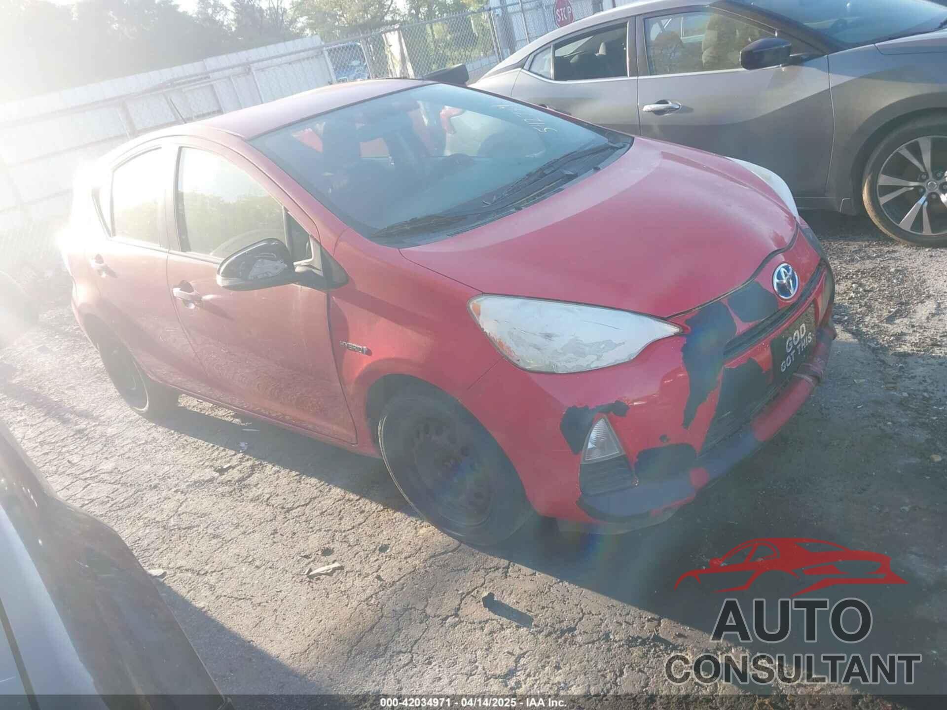 TOYOTA PRIUS C 2013 - JTDKDTB35D1542734