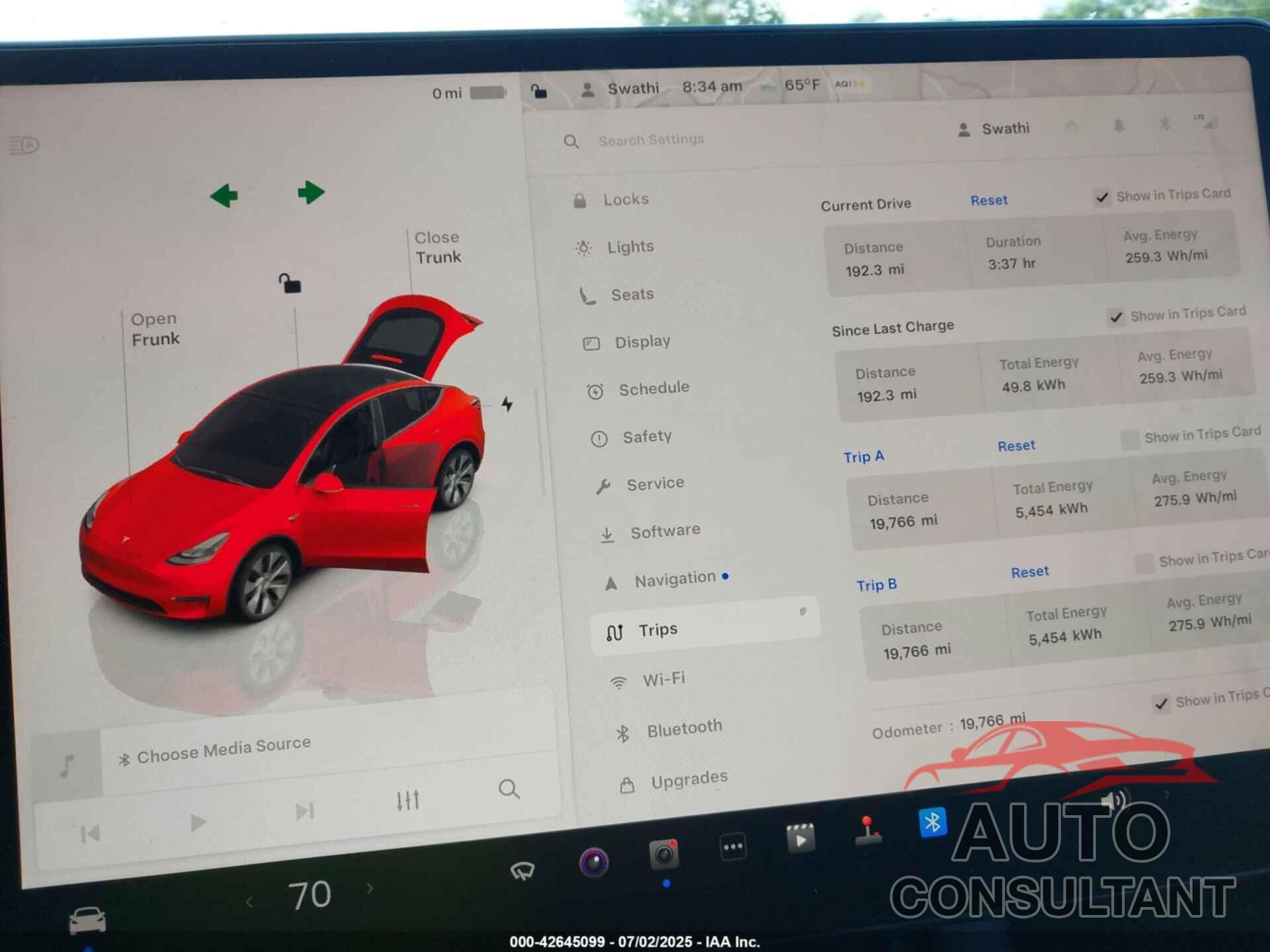 TESLA MODEL Y 2023 - 7SAYGAEE9PF865007