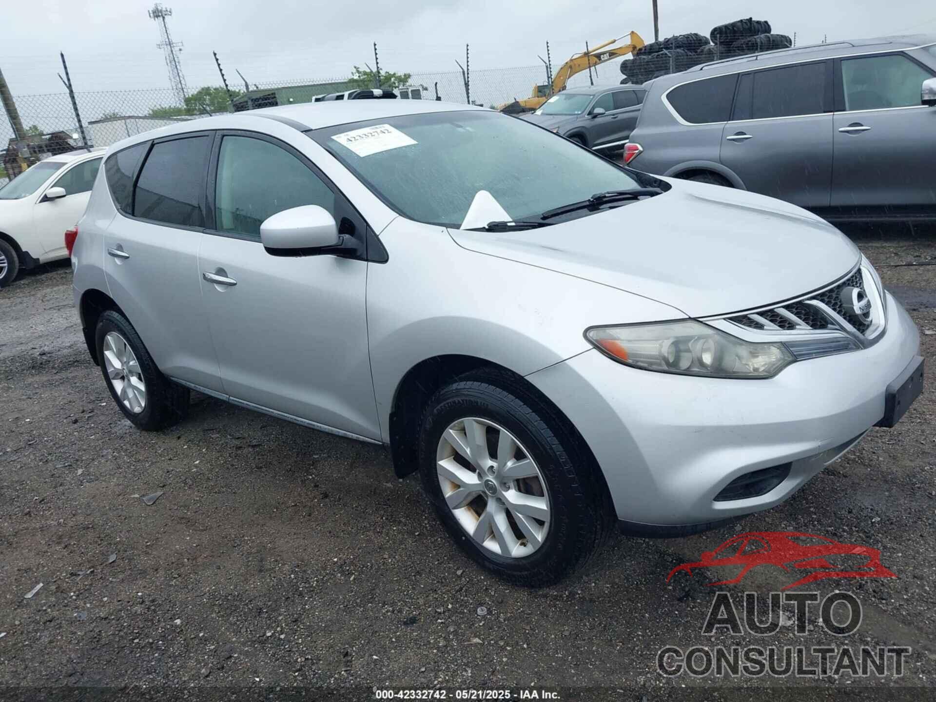 NISSAN MURANO 2011 - JN8AZ1MW6BW166736