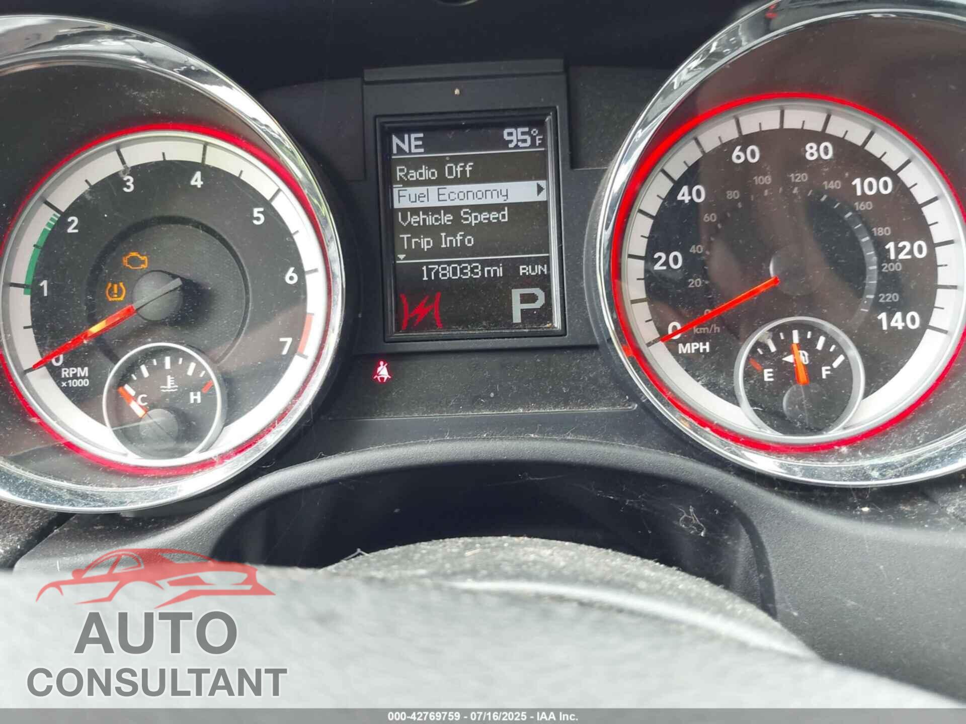 DODGE DURANGO 2013 - 1C4RDHAG4DC571663