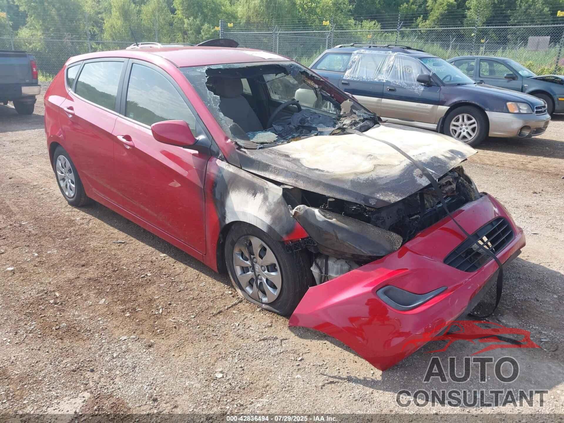 HYUNDAI ACCENT 2017 - KMHCT5AE1HU344335