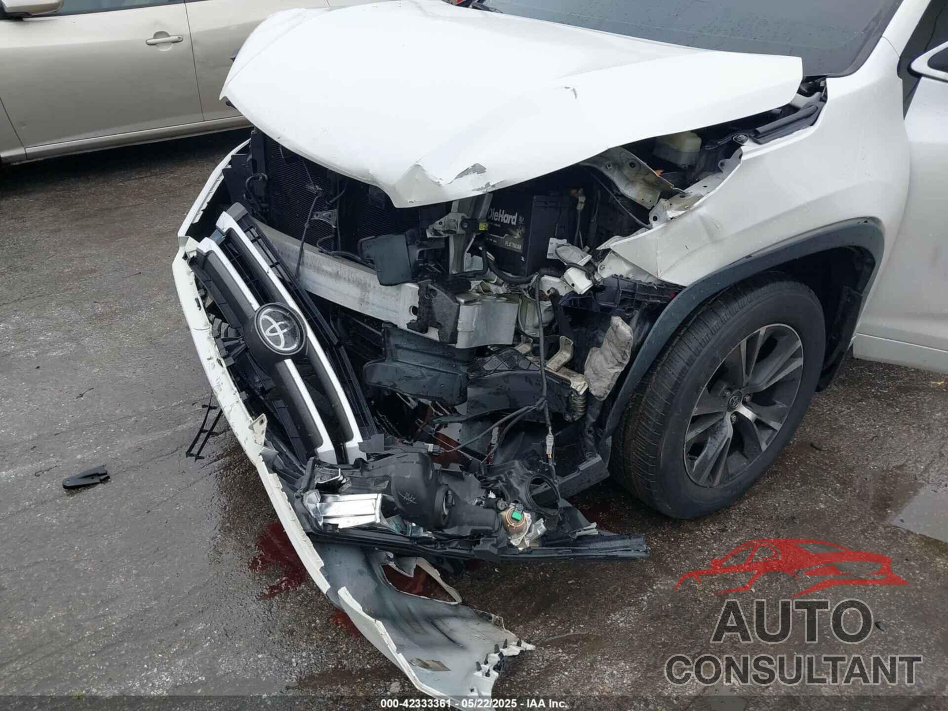 TOYOTA HIGHLANDER 2018 - 5TDBZRFH4JS495995