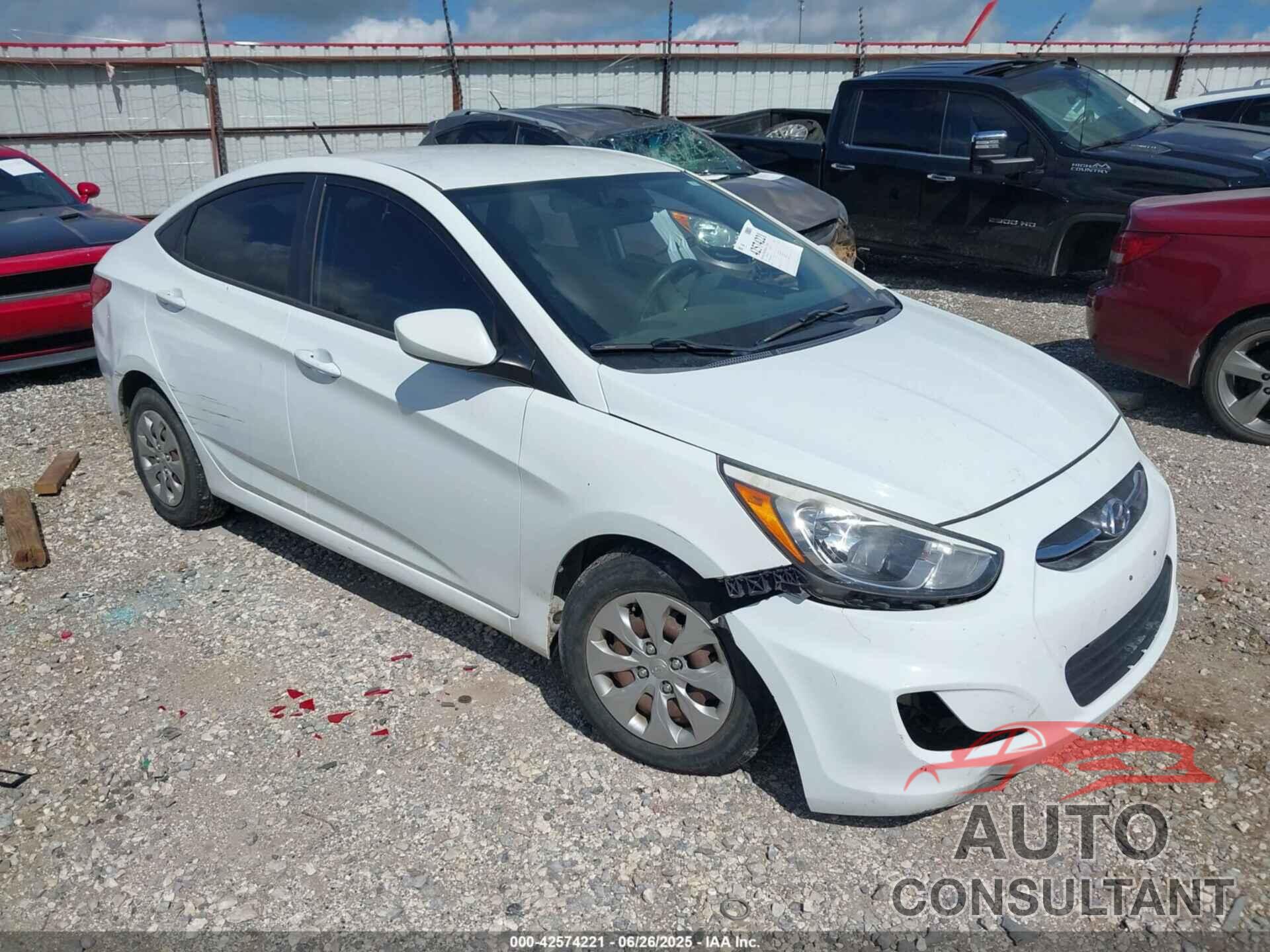 HYUNDAI ACCENT 2016 - KMHCT4AE6GU966292