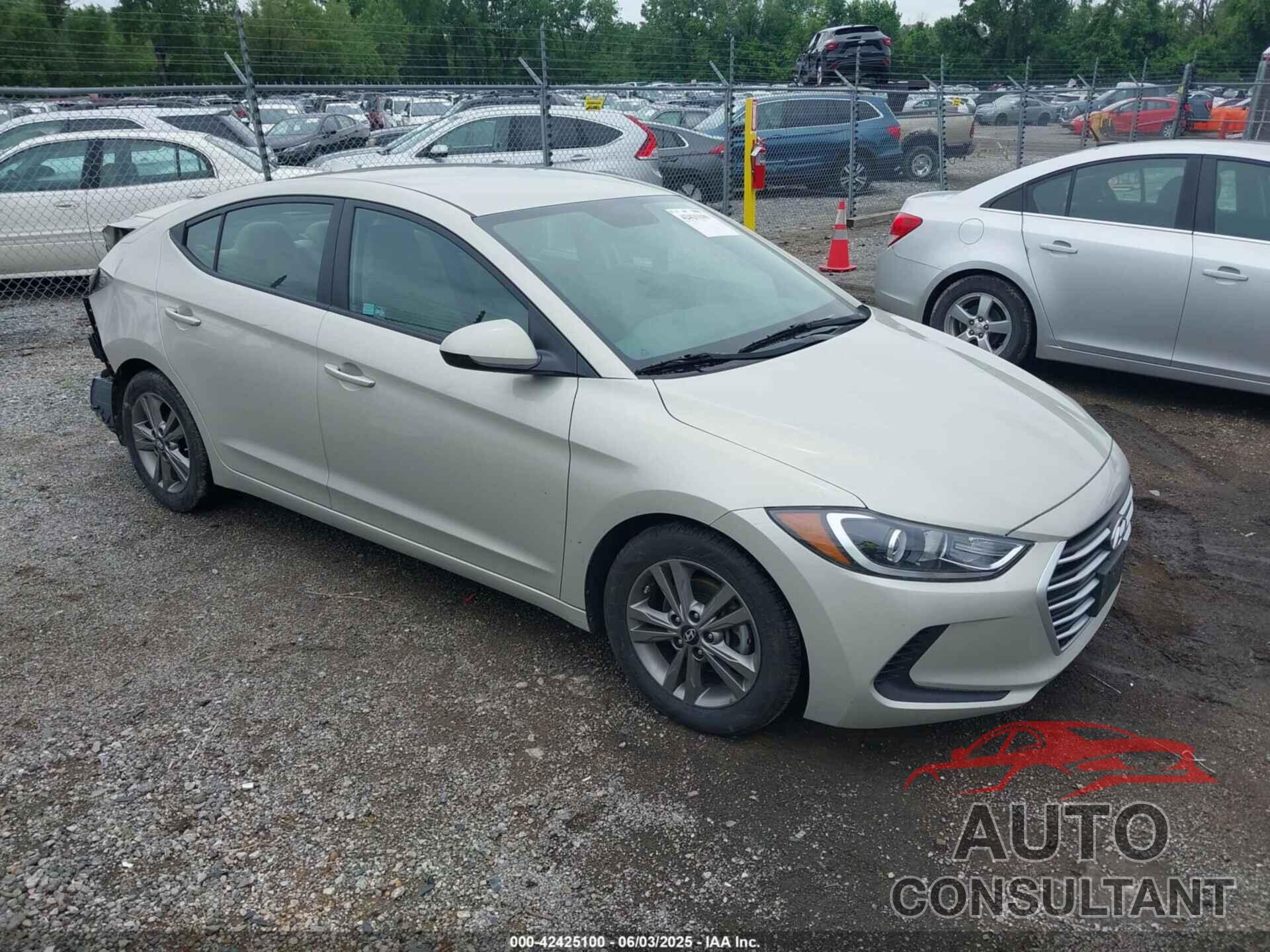 HYUNDAI ELANTRA 2017 - 5NPD84LF6HH091856