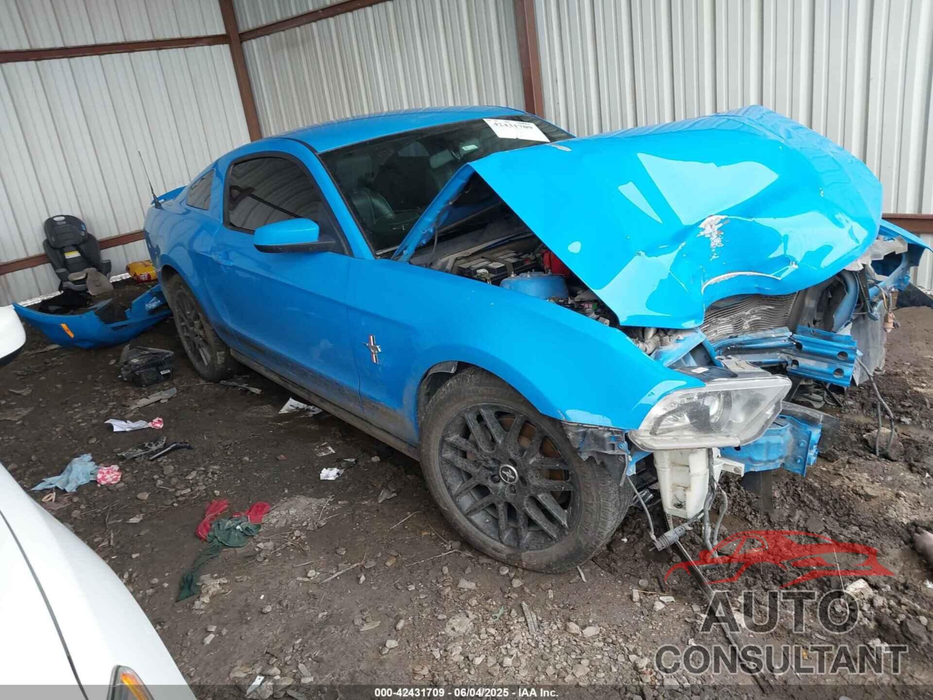 FORD MUSTANG 2012 - 1ZVBP8AM2C5240773