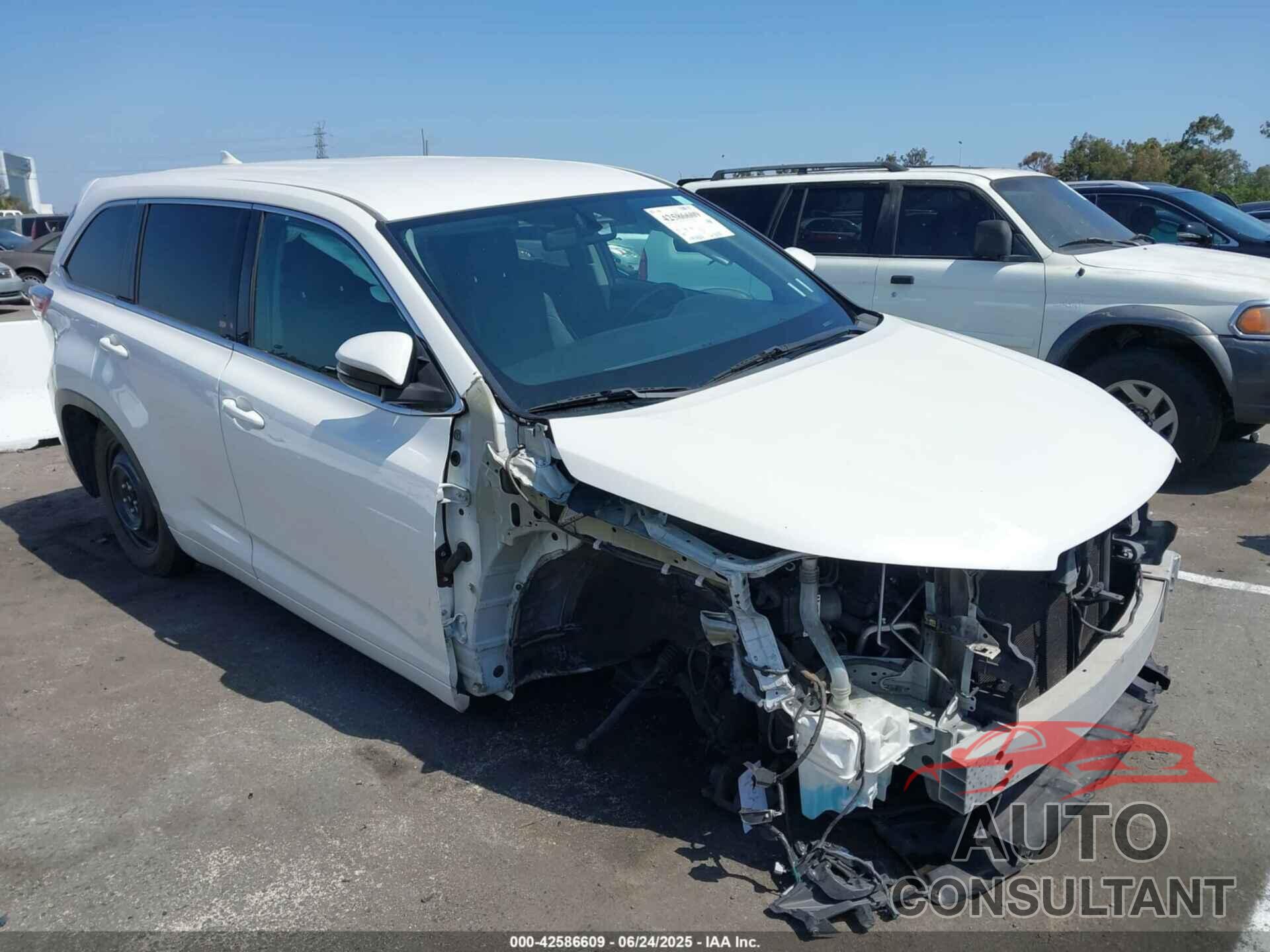 TOYOTA HIGHLANDER 2015 - 5TDZKRFH3FS096490