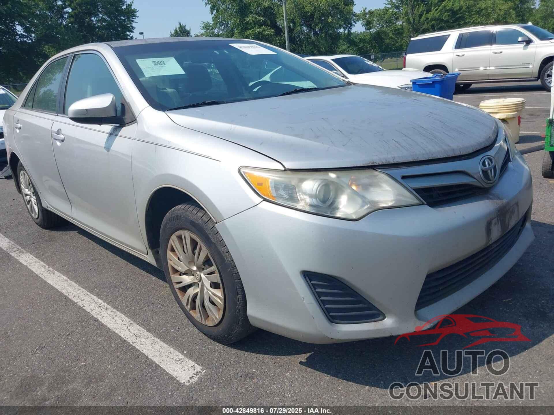 TOYOTA CAMRY 2012 - 4T1BF1FK5CU149907
