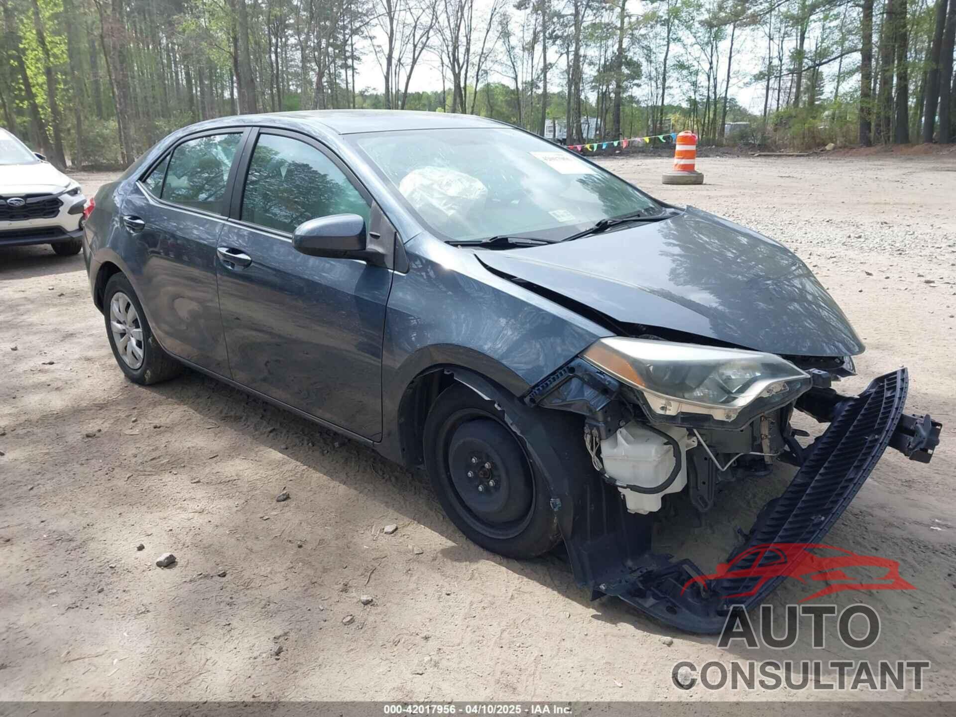 TOYOTA COROLLA 2015 - 2T1BURHEXFC244741