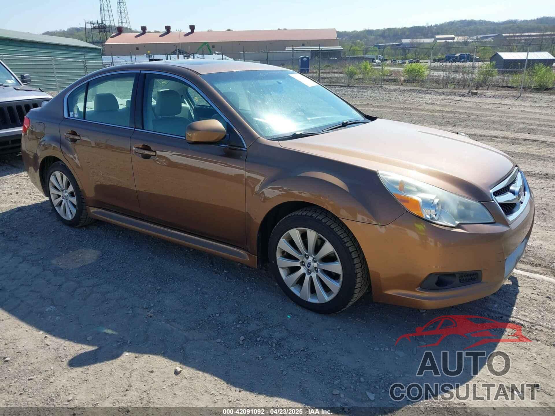 SUBARU LEGACY 2012 - 4S3BMBK62C3039704
