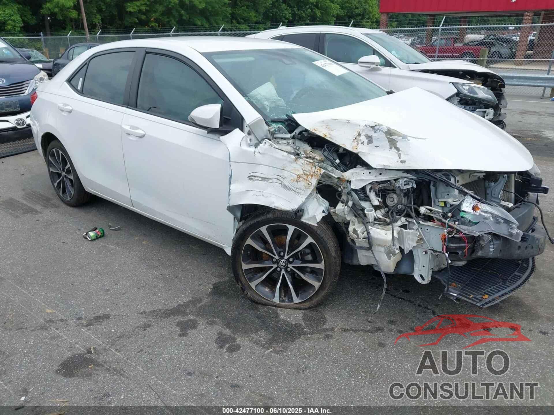 TOYOTA COROLLA 2019 - 2T1BURHE4KC216251