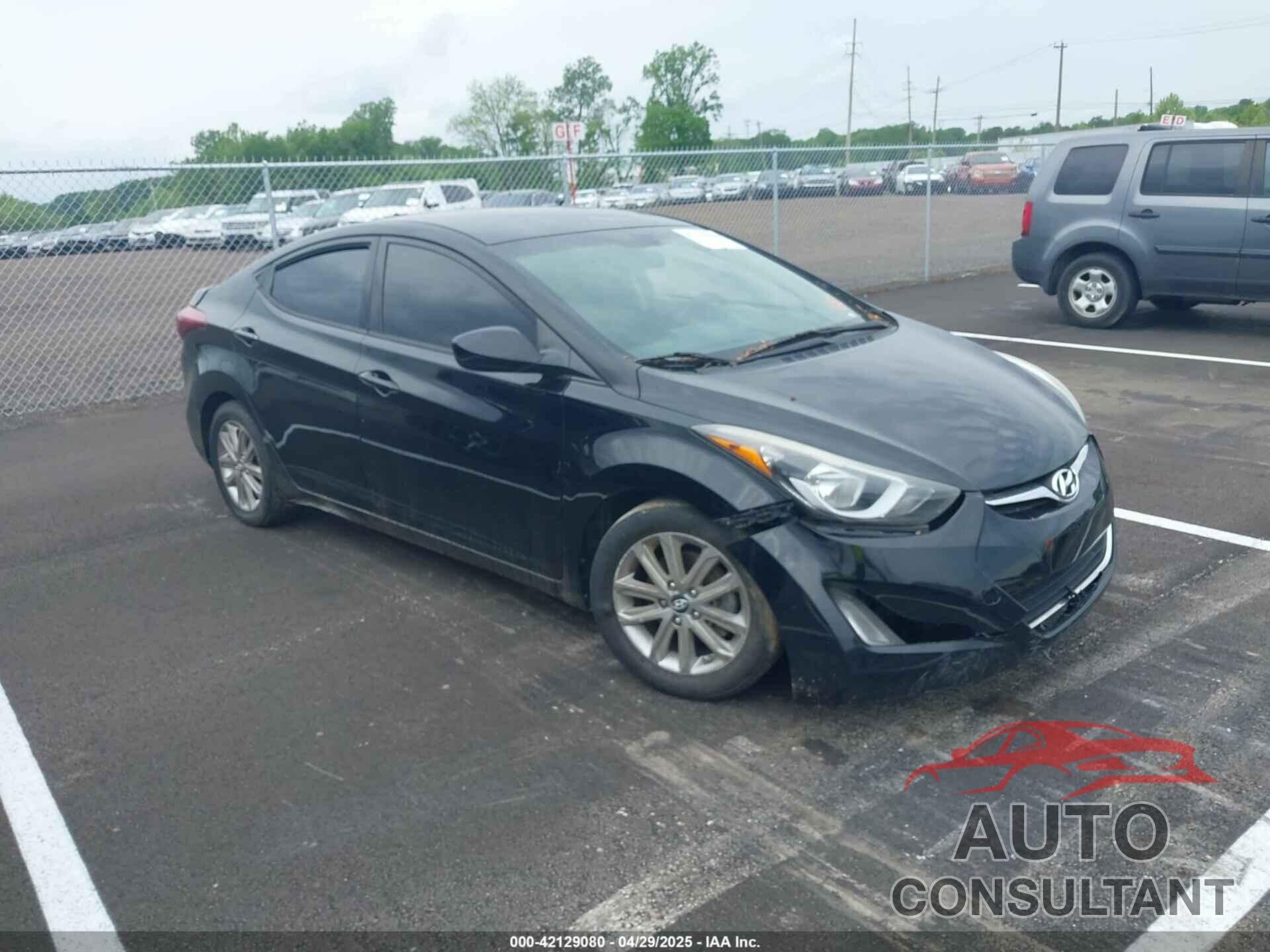 HYUNDAI ELANTRA 2015 - KMHDH4AE6FU383872
