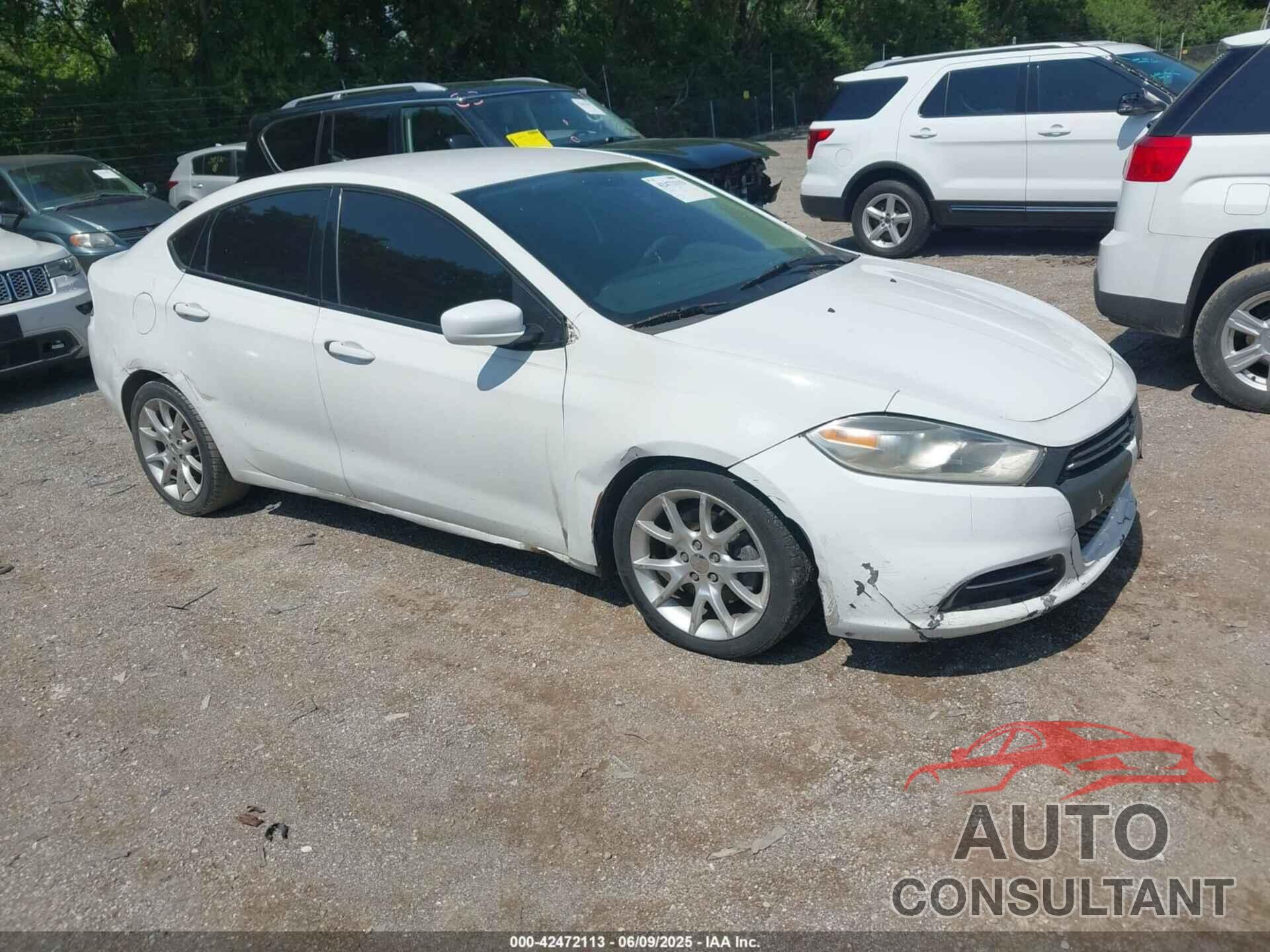 DODGE DART 2013 - 1C3CDFBA8DD205885