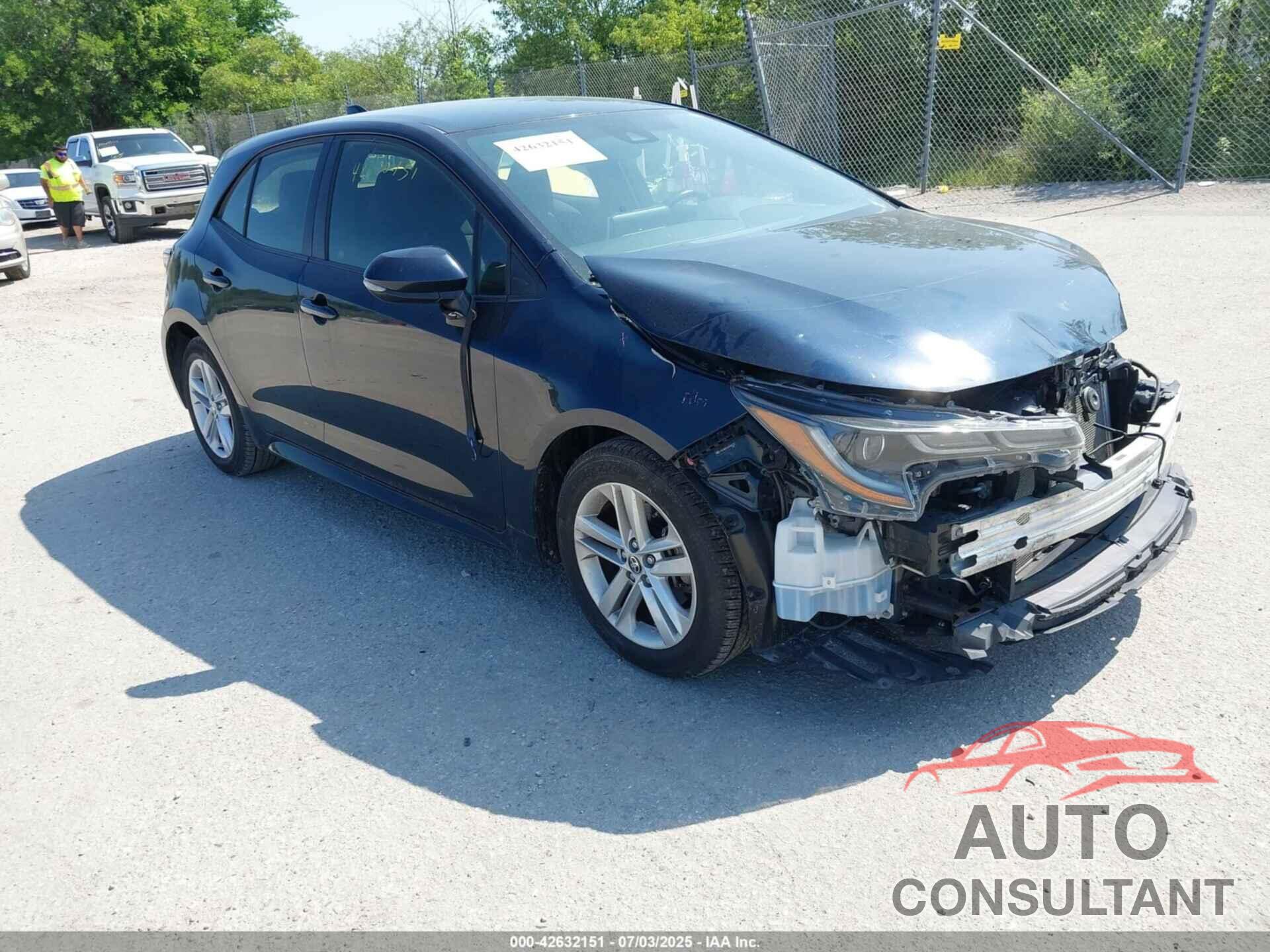 TOYOTA COROLLA 2019 - JTNK4RBE6K3045533