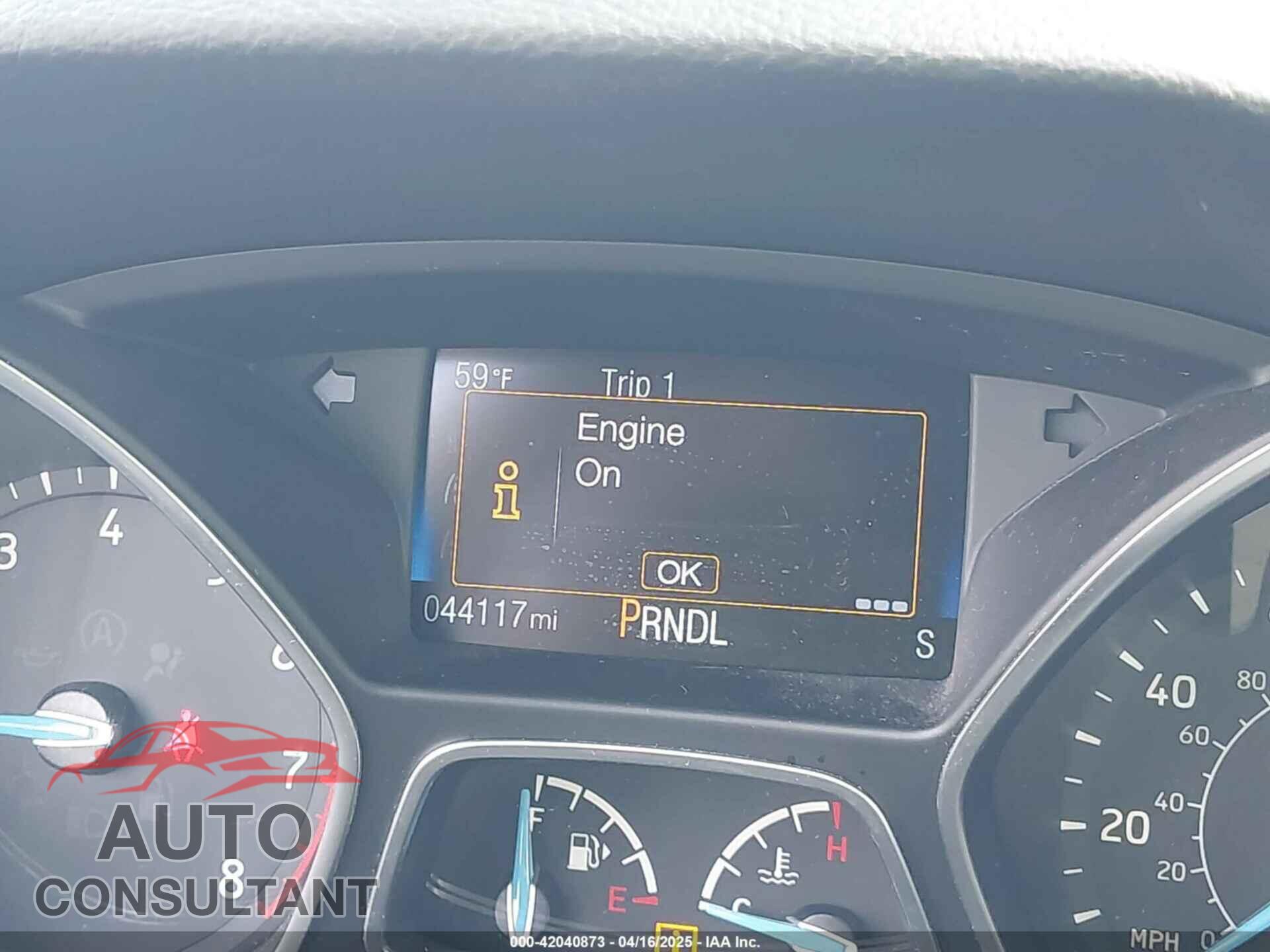 FORD FOCUS 2017 - 1FADP3F21HL234669