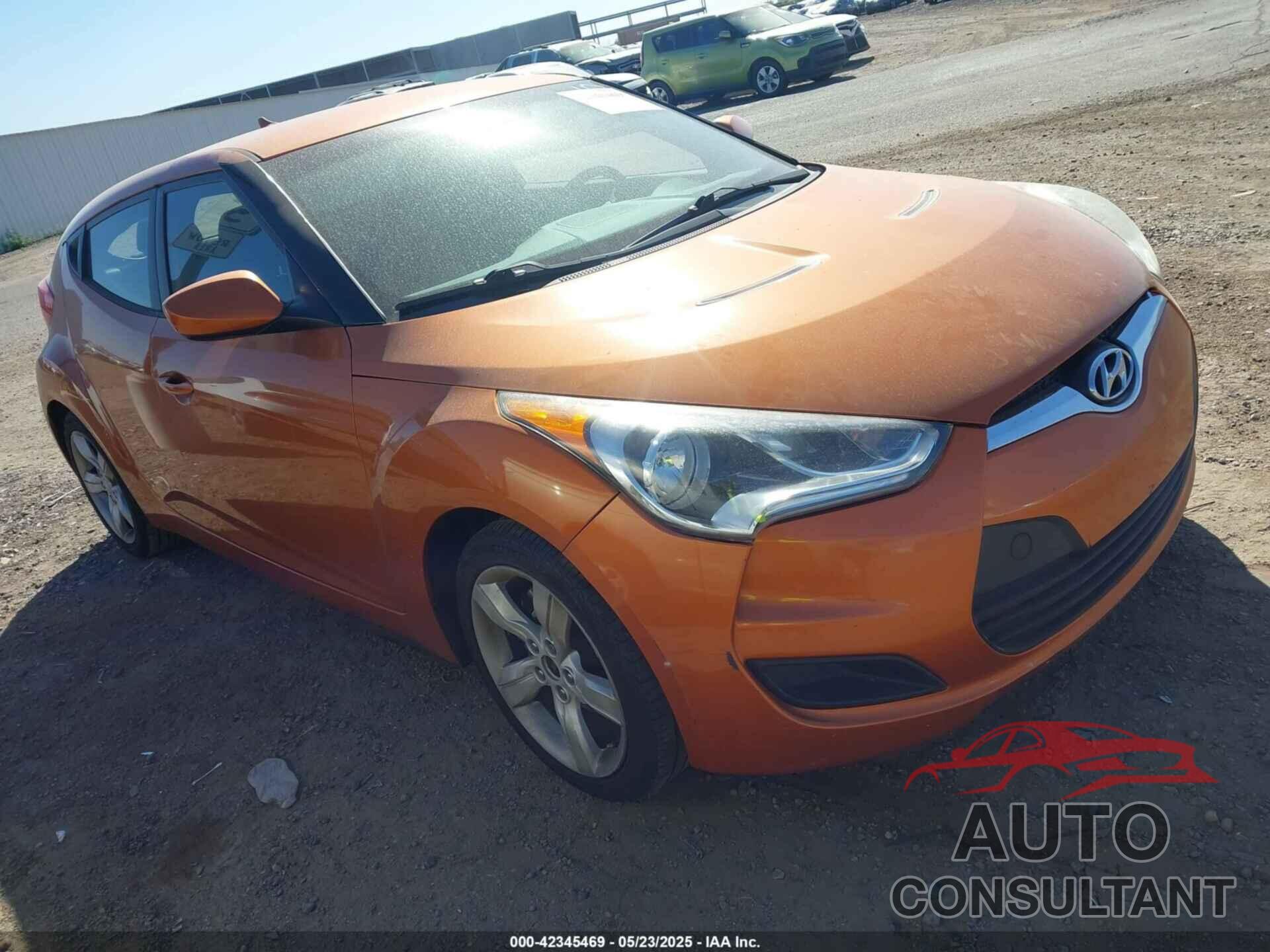 HYUNDAI VELOSTER 2012 - KMHTC6AD8CU075076