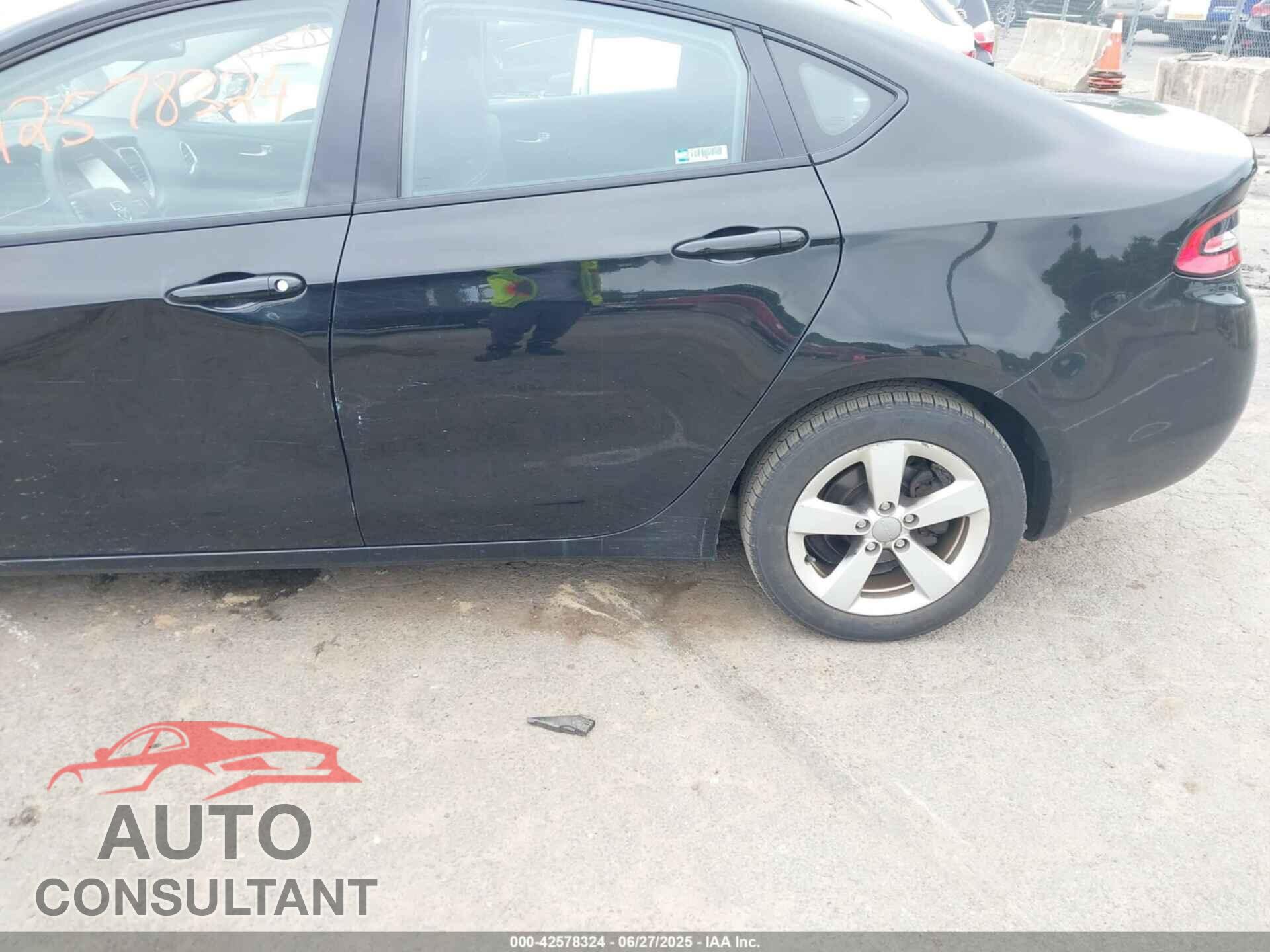 DODGE DART 2015 - 1C3CDFBB4FD406081