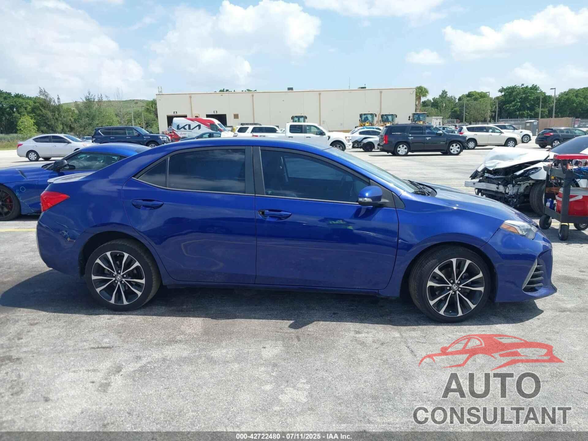 TOYOTA COROLLA 2017 - 2T1BURHE5HC774361