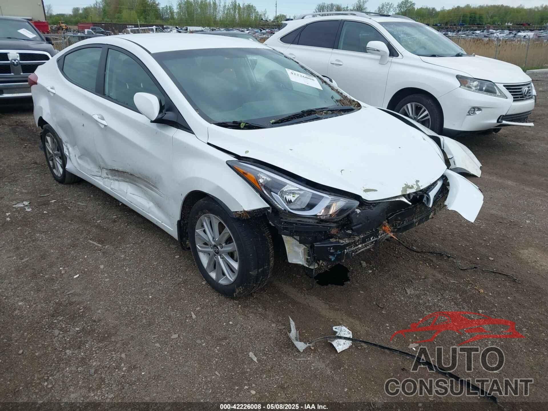 HYUNDAI ELANTRA 2016 - 5NPDH4AE6GH660178