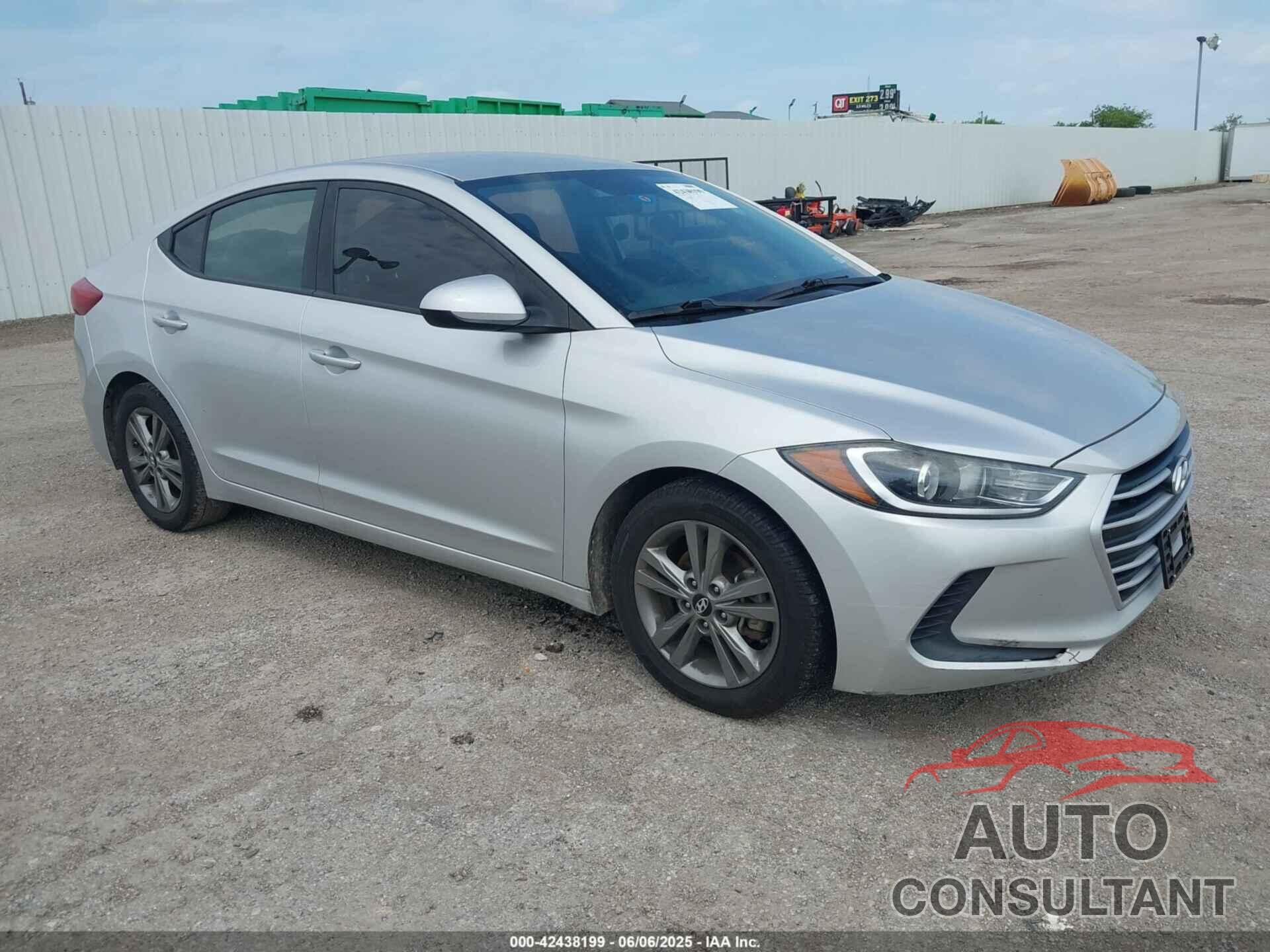 HYUNDAI ELANTRA 2018 - 5NPD84LF7JH224226