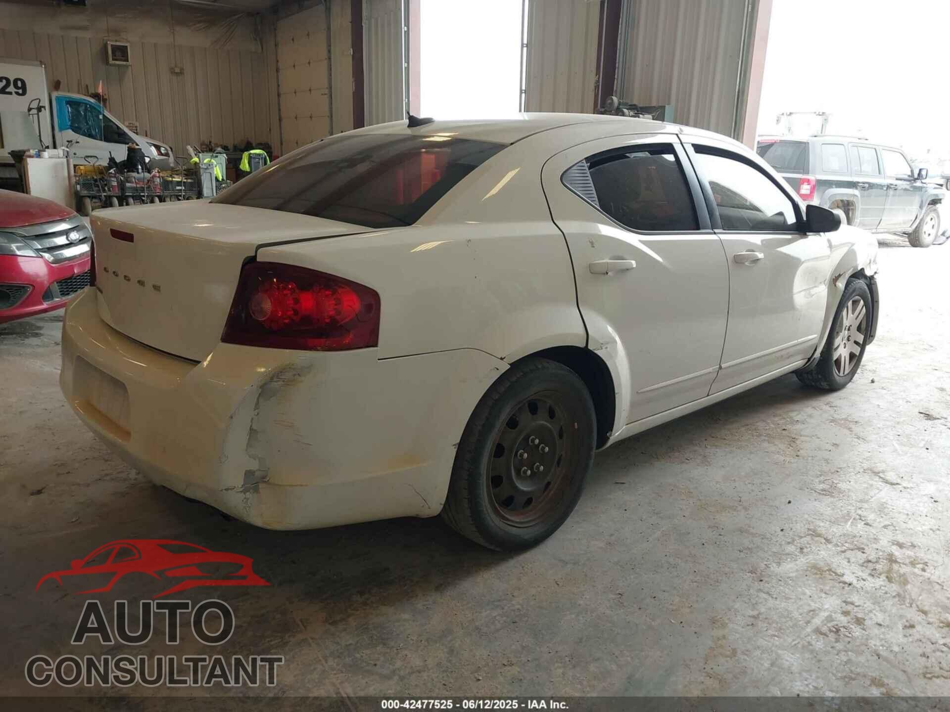 DODGE AVENGER 2013 - 1C3CDZAB1DN591054